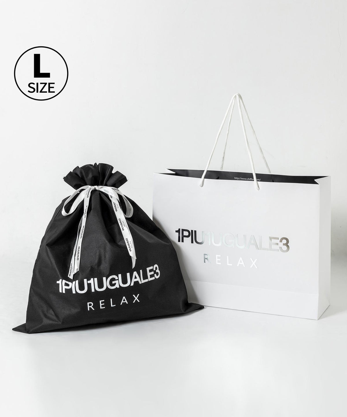 【アウターなど大きいものに】 1PIU1UGUALE3 RELAX ギフトキット L プレゼントや贈答品のラッピング用品