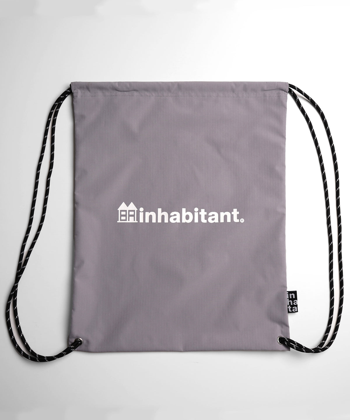 【MENS】ワンポイント ブランドロゴプリント ベーシック ナップザック /inhabitant(インハビタント)