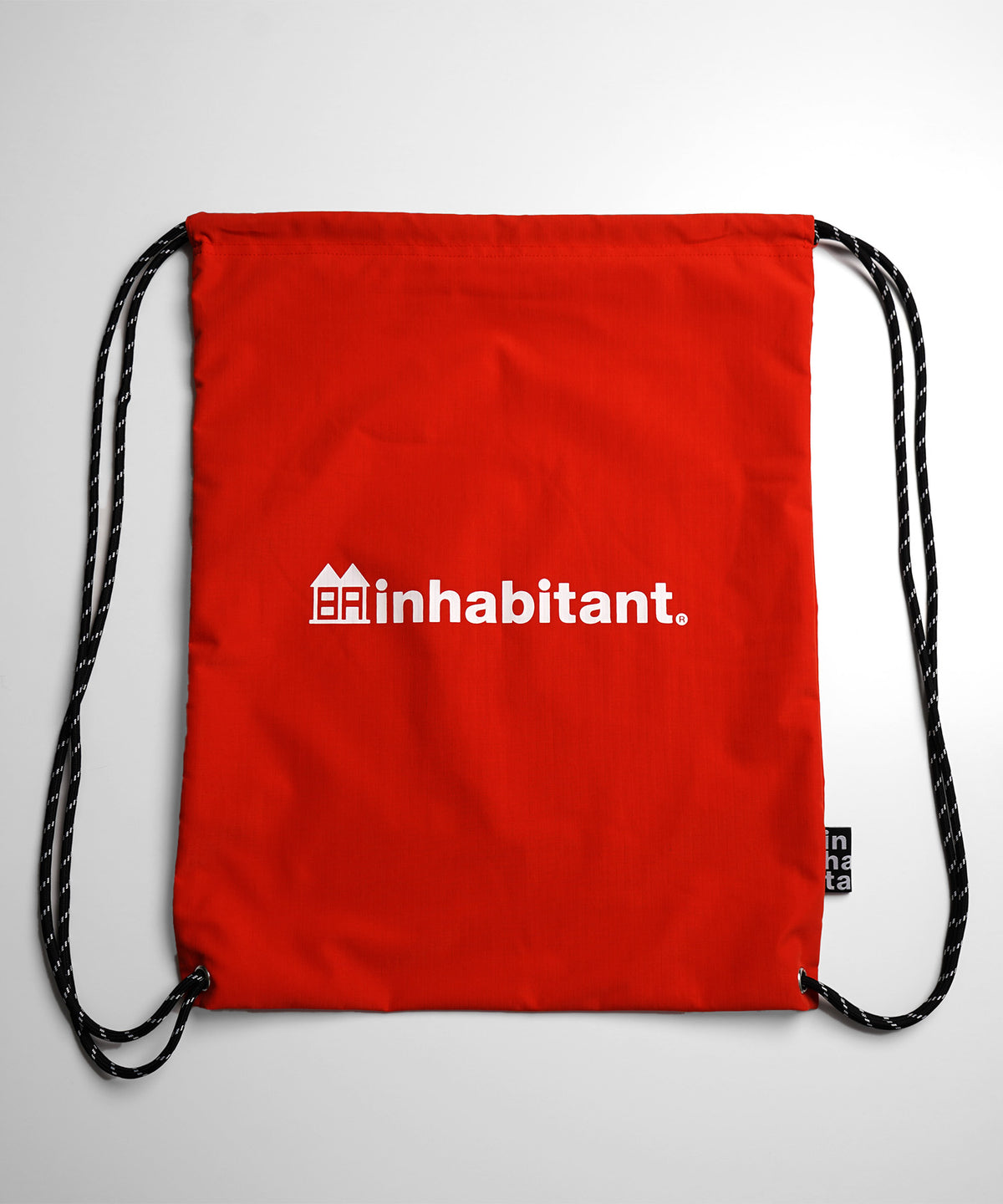 【MENS】ワンポイント ブランドロゴプリント ベーシック ナップザック /inhabitant(インハビタント)