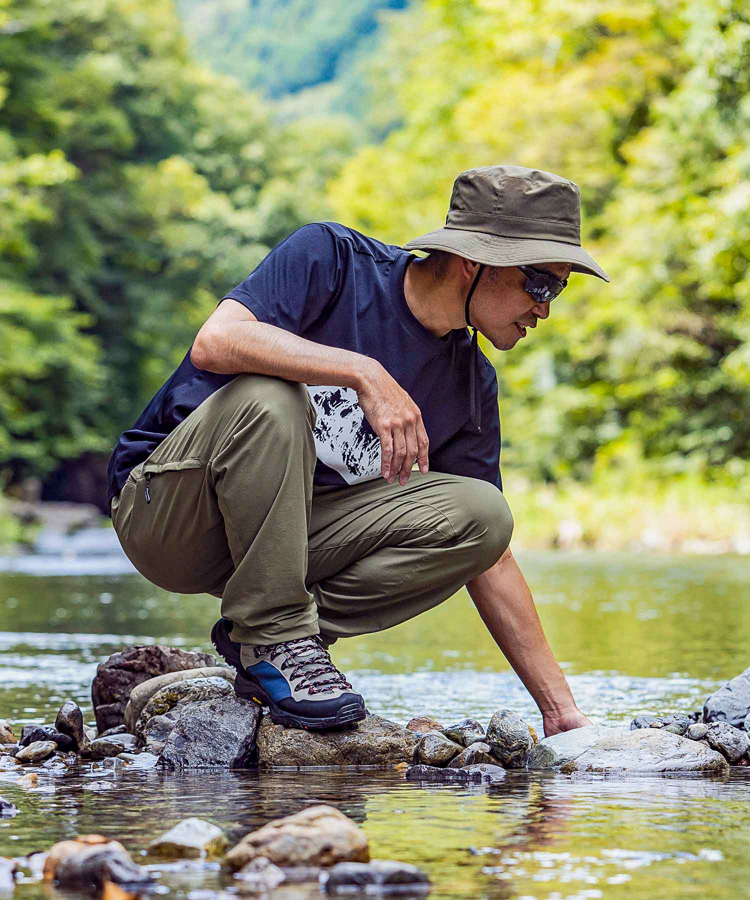 【MENS】メンズAlertPants（アラートパンツ） スタンダードフィット トレッキングパンツ アウトドア ハイキング 登山 ストレッチ 撥水 美脚/phenix outdoor(フェニックスアウトドア)