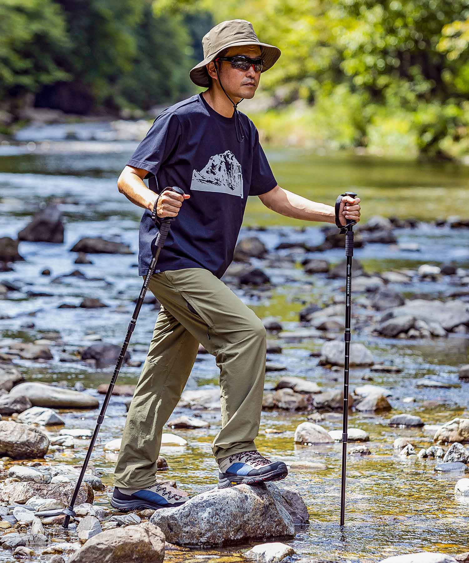 【MENS】メンズAlertPants(アラートパンツ) スタンダードフィット トレッキングパンツ アウトドア ハイキング 登山 ストレッチ 撥水 美脚/phenix outdoor(フェニックスアウトドア)