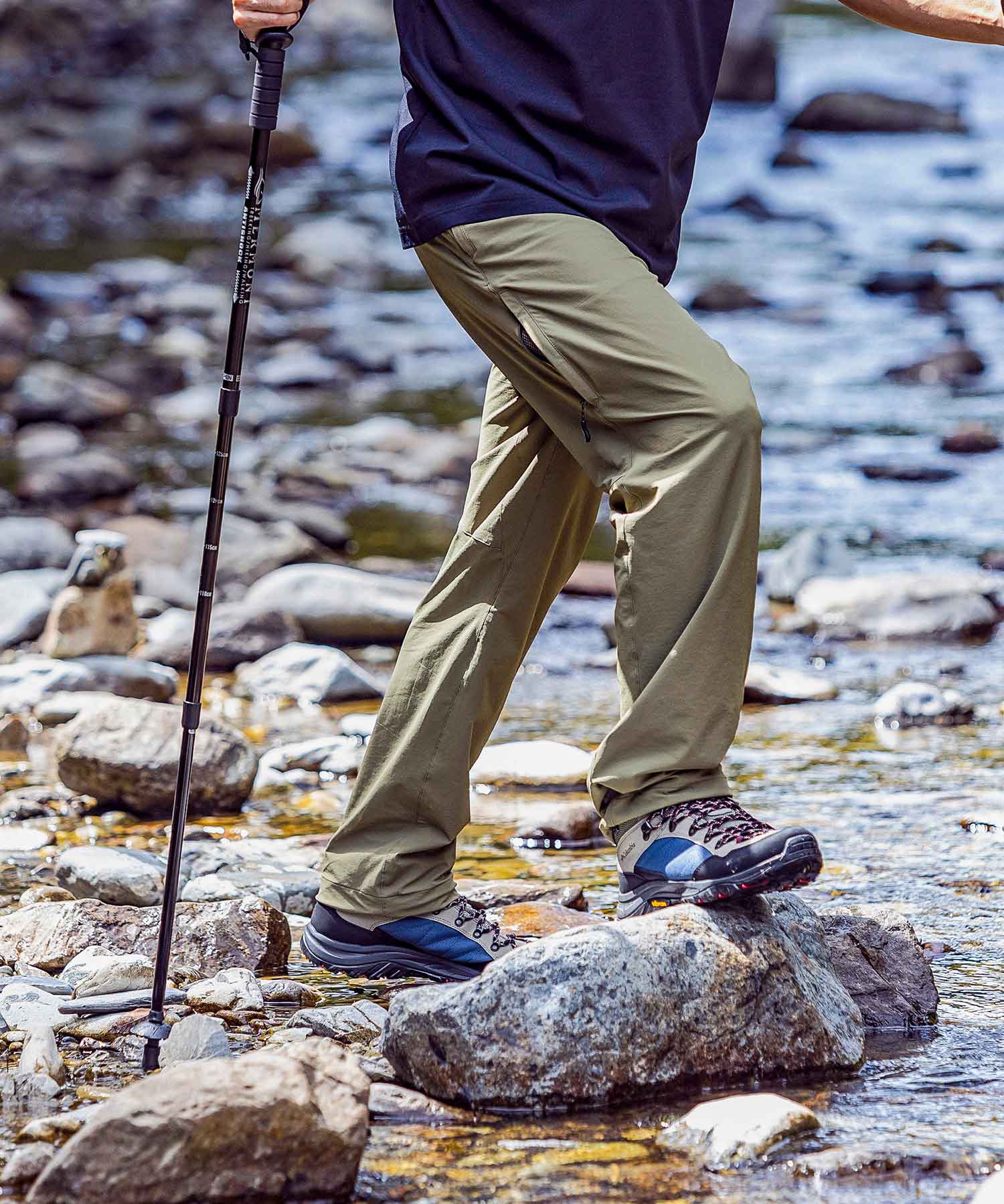 【MENS】メンズAlertPants(アラートパンツ) スタンダードフィット トレッキングパンツ アウトドア ハイキング 登山 ストレッチ 撥水 美脚/phenix outdoor(フェニックスアウトドア)