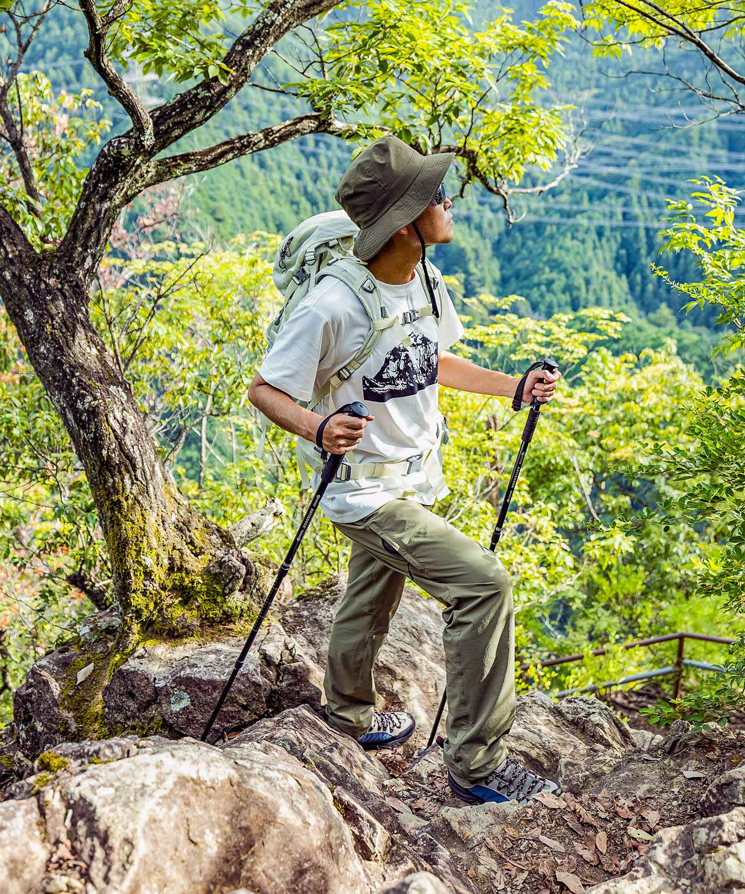 【MENS】メンズAlertPants（アラートパンツ） スタンダードフィット トレッキングパンツ アウトドア ハイキング 登山 ストレッチ 撥水 美脚/phenix outdoor(フェニックスアウトドア)