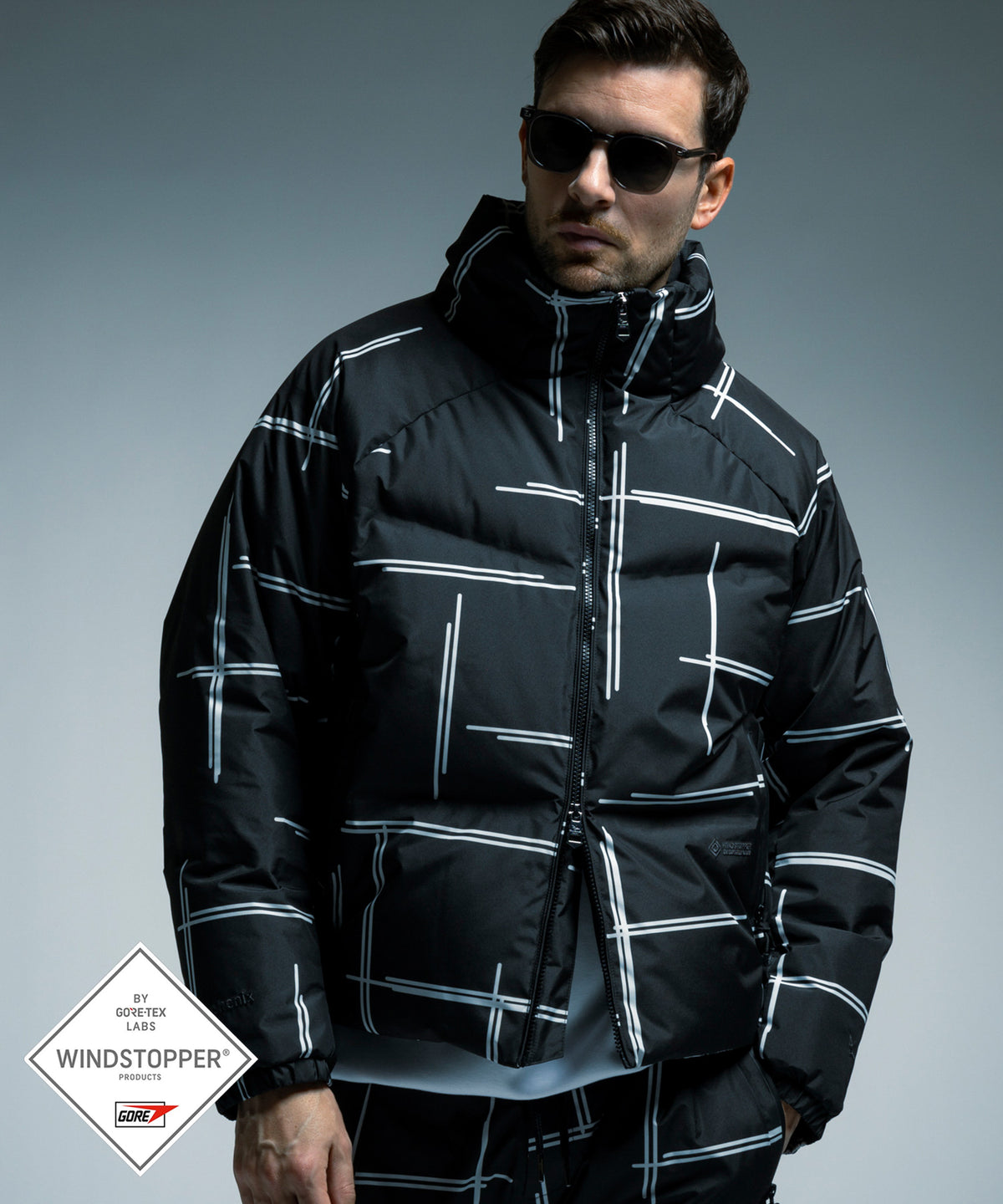 STAND COLLAR SHORT DOWN JACKET スタンドカラー ショートダウンジャケット / WINDSTOPPER® PRODUCTS BY GORE-TEX LABS