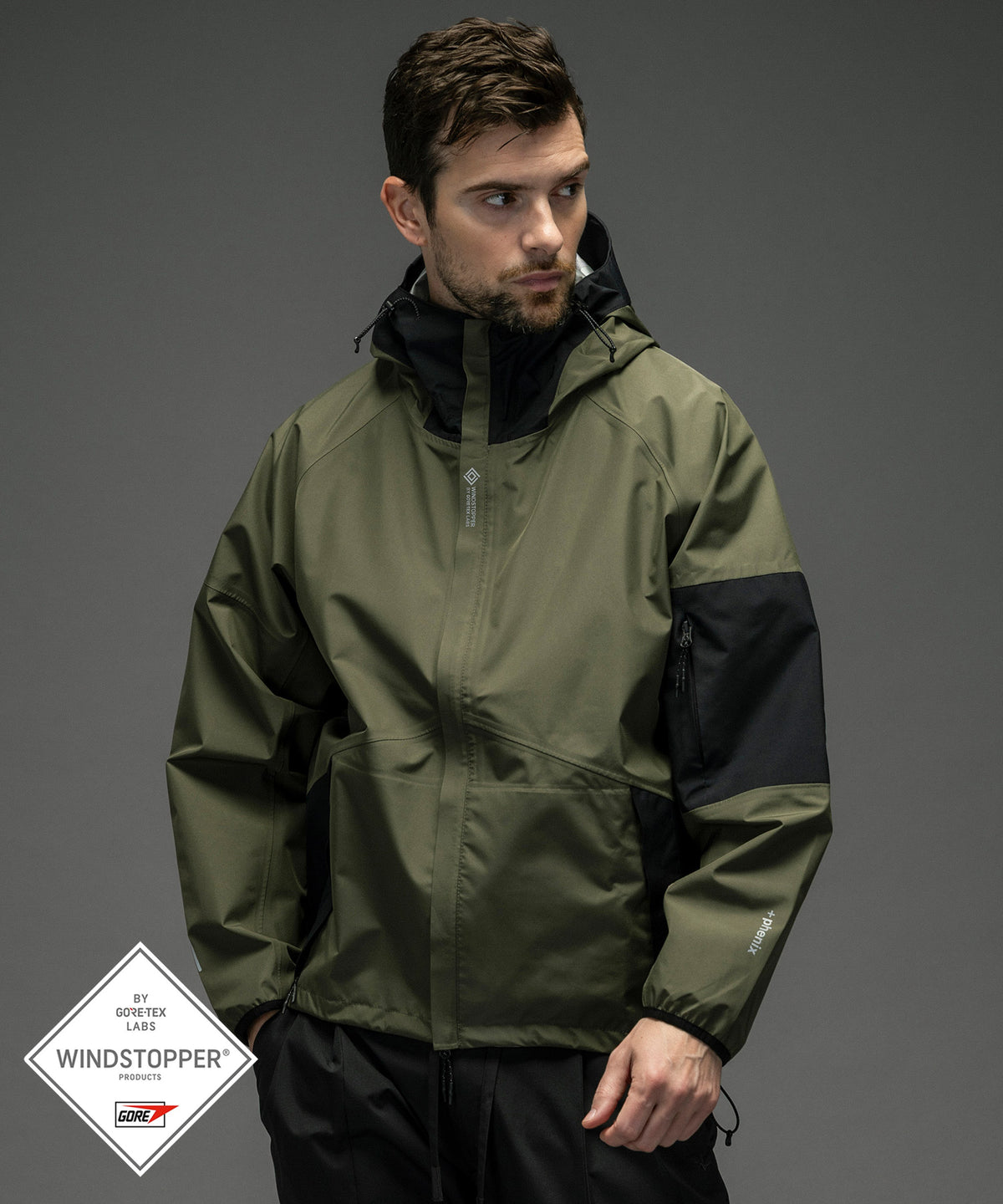 COLOR BLOCK PARKA カラーブロックパーカー / WINDSTOPPER® PRODUCTS BY GORE-TEX LABS