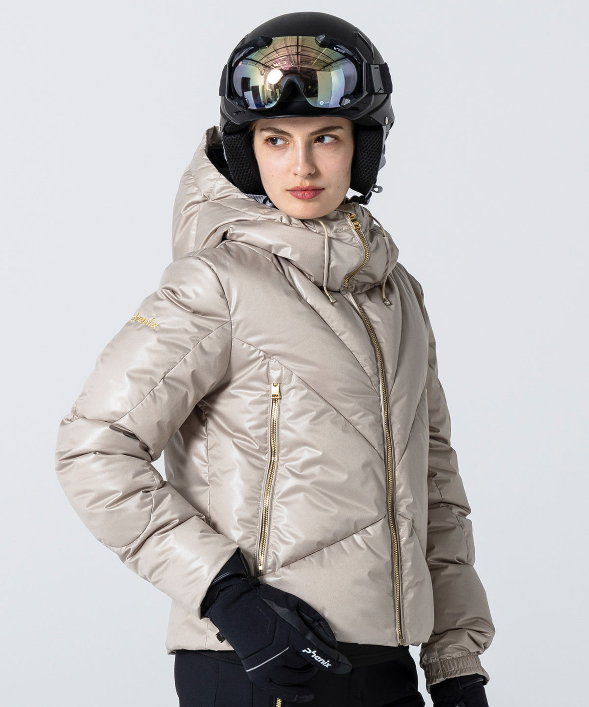 【WOMENS】Irregular Cutting Down Jacket イレギュラーカッティングダウンジャケット / GRACE /phenixスキーウェア 25AW