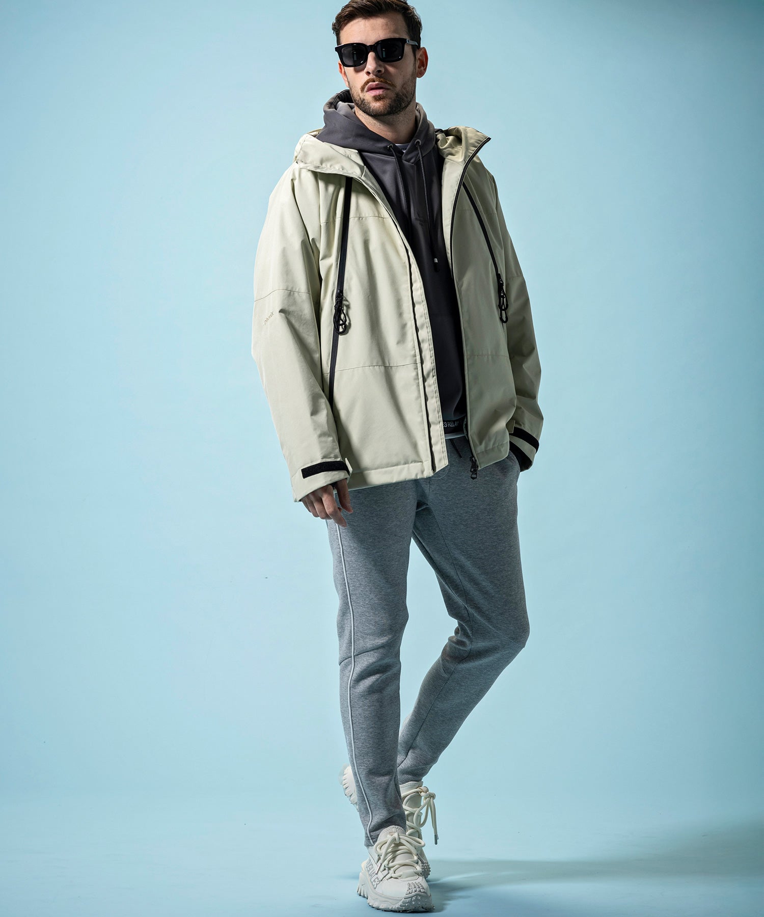 【MENS】GTX HOODED LAYER SNOW JACKET フーデッドレイヤースノージャケット / WINDSTOPPER(R) プロダクト by GORE-TEX LABS /ウィンドストッパー/ゴアテックス/1PIU1UGUALE3 RELAX × +phenix(ウノピゥウノウグァーレトレ リラックス)