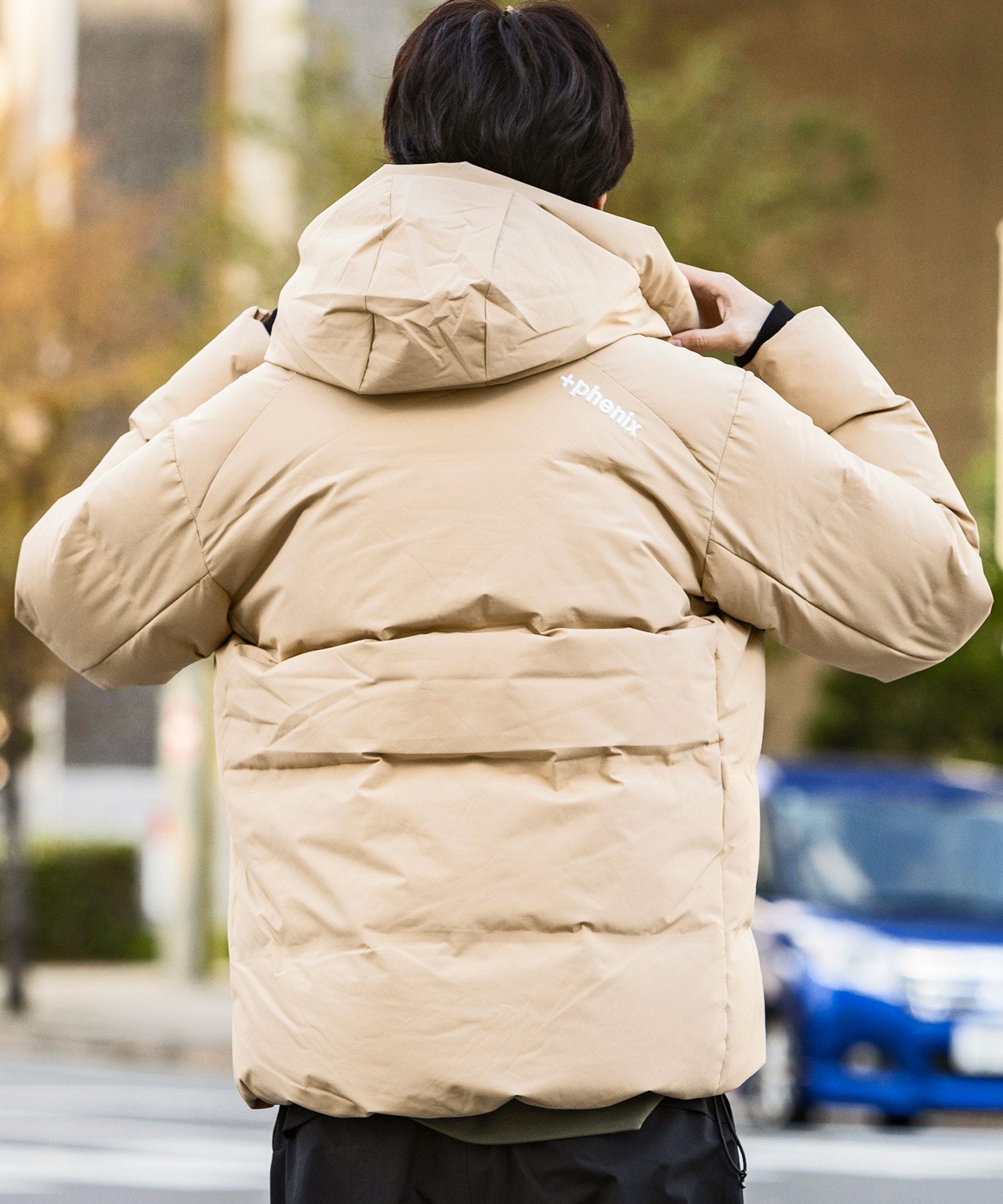 【MENS】FUSED QUILTING DOWN JACKET ヒューズド キルティング ダウンジャケット ウィンドストッパー / WINDSTOPPER(R) プロダクト by GORE TEX LABS +phenix(プラスフェニックス)