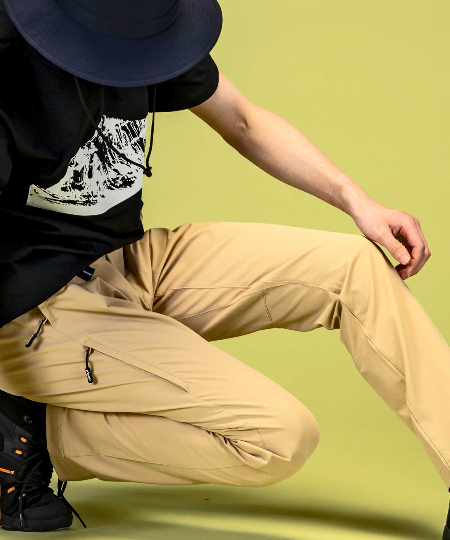 【MENS】メンズAlertPants(アラートパンツ) スリムフィット トレッキングパンツ アウトドア ハイキング 登山 ストレッチ 撥水 美脚/phenix outdoor(フェニックスアウトドア)
