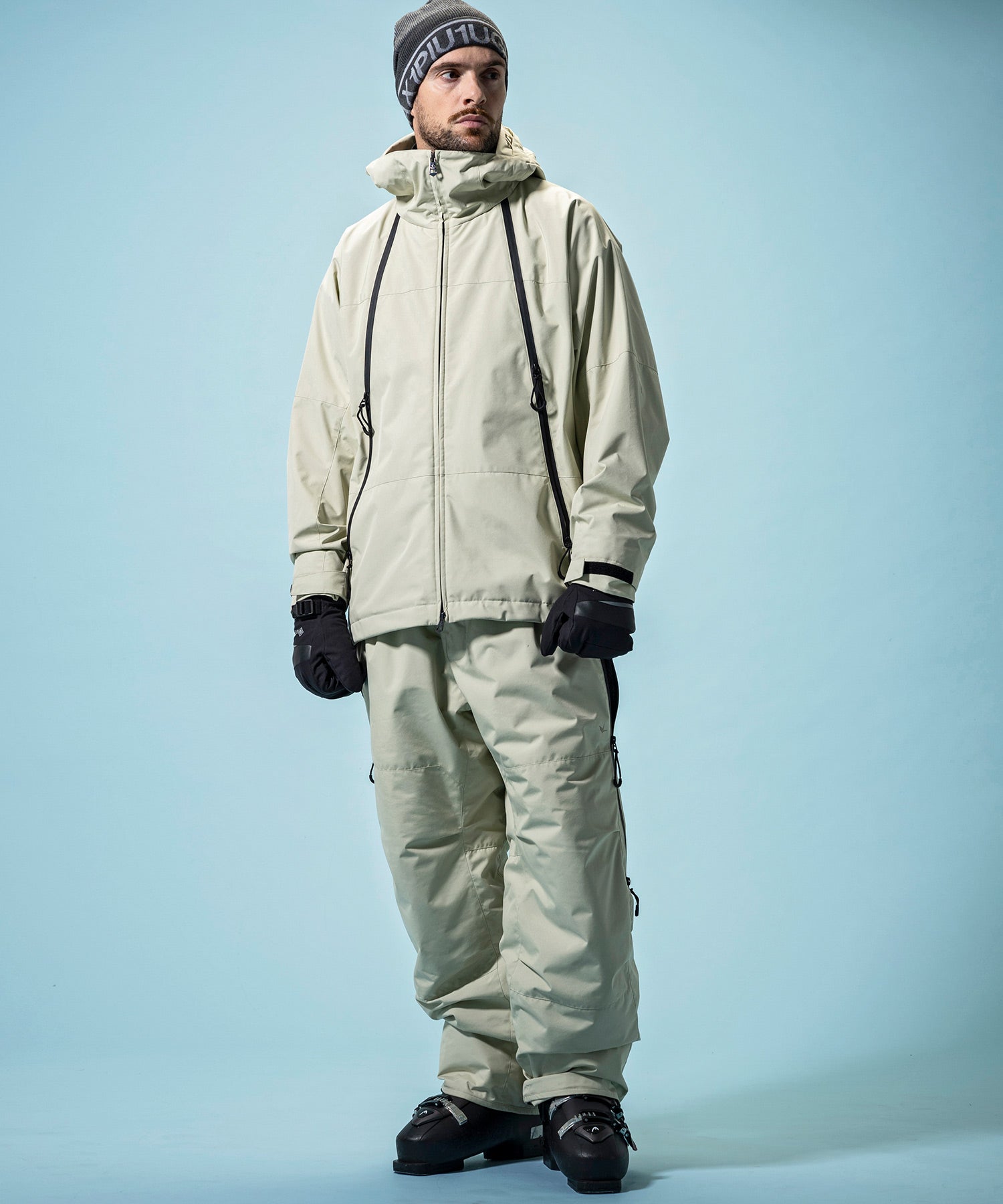 【MENS】GTX HOODED LAYER SNOW JACKET フーデッドレイヤースノージャケット / WINDSTOPPER(R) プロダクト by GORE-TEX LABS /ウィンドストッパー/ゴアテックス/1PIU1UGUALE3 RELAX × +phenix(ウノピゥウノウグァーレトレ リラックス)