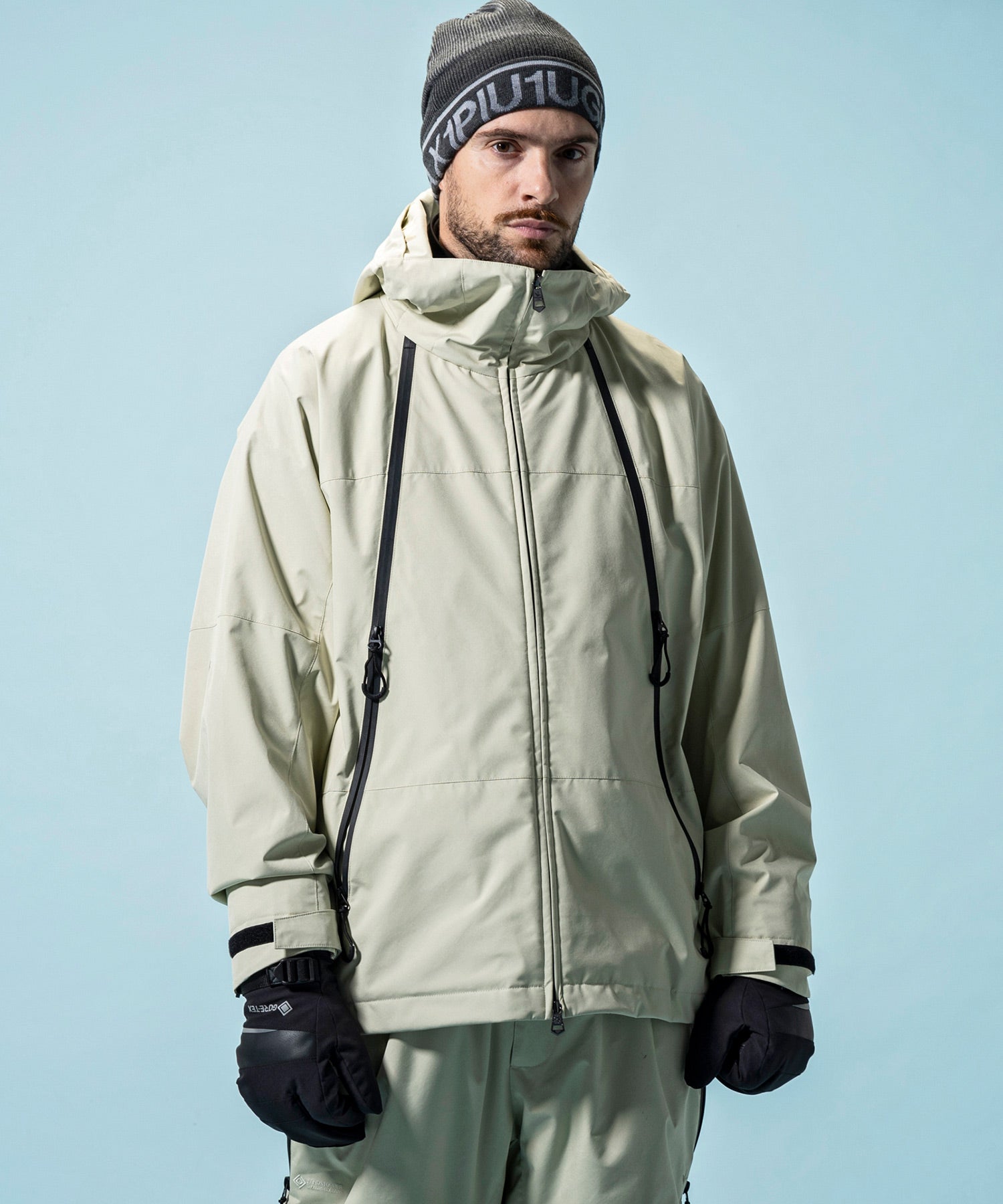 【MENS】GTX HOODED LAYER SNOW JACKET フーデッドレイヤースノージャケット / WINDSTOPPER(R) プロダクト by GORE-TEX LABS /ウィンドストッパー/ゴアテックス/1PIU1UGUALE3 RELAX × +phenix(ウノピゥウノウグァーレトレ リラックス)