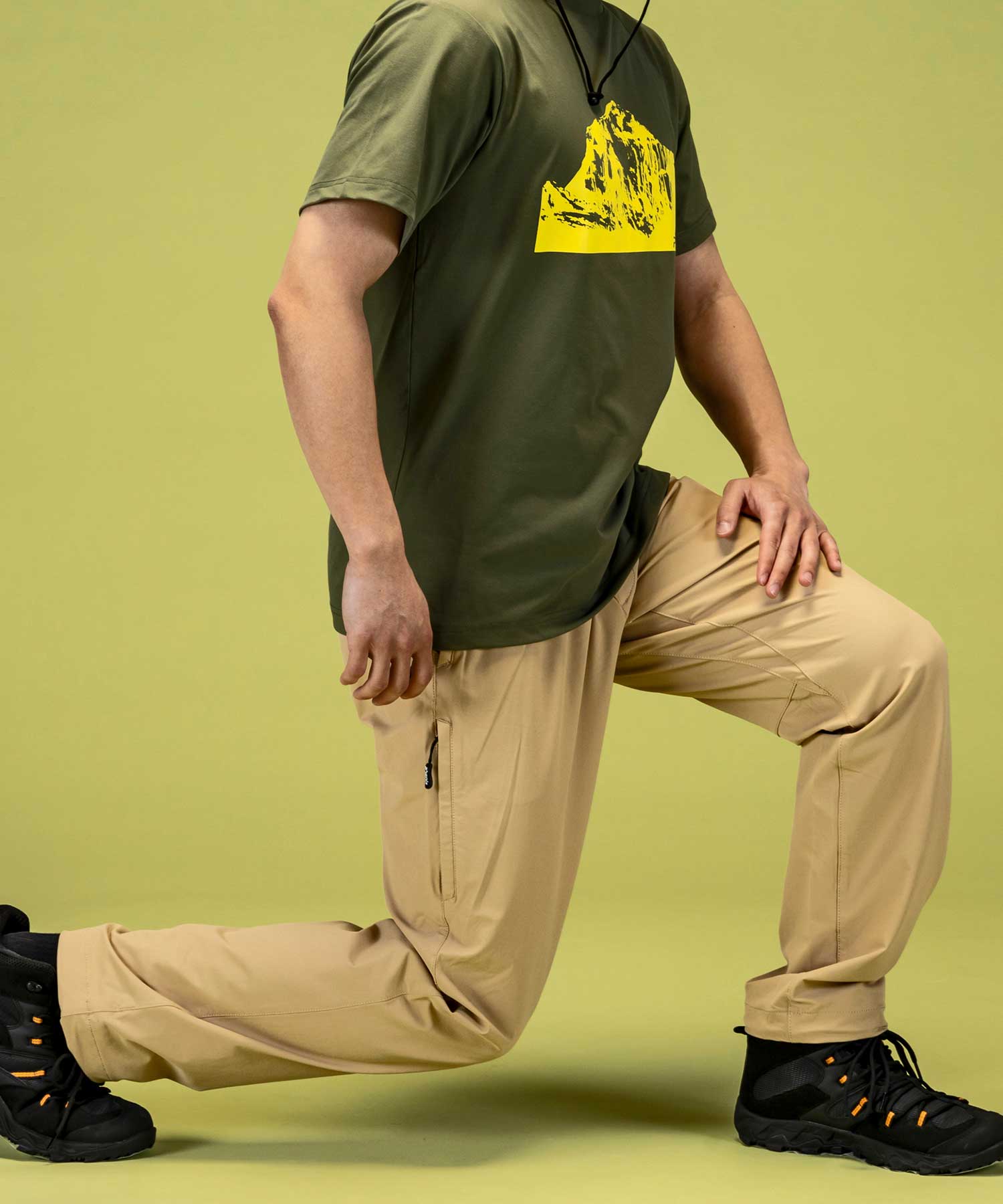 【MENS】メンズAlertPants(アラートパンツ) スタンダードフィット トレッキングパンツ アウトドア ハイキング 登山 ストレッチ 撥水 美脚/phenix outdoor(フェニックスアウトドア)