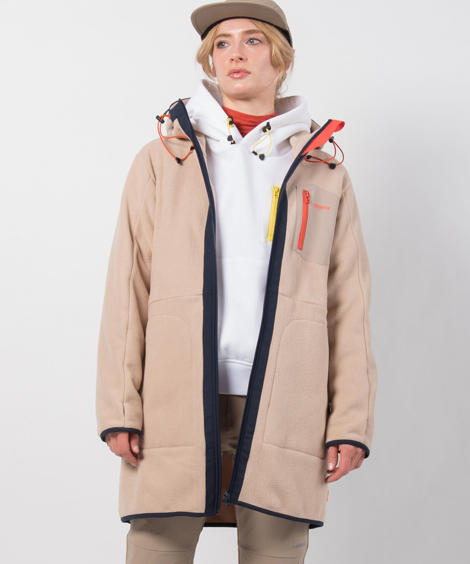 【WOMENS】Fleece Long Hoodie