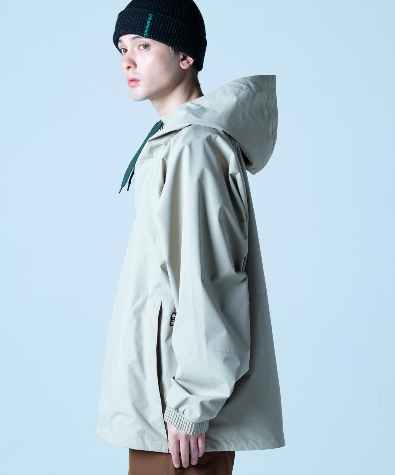 【MENS】プルオーバーアノラックジャケット VINTAGE ANORACK PULLOVER JACKET スノーボード・スキーウェア タウンウェア ベージュ