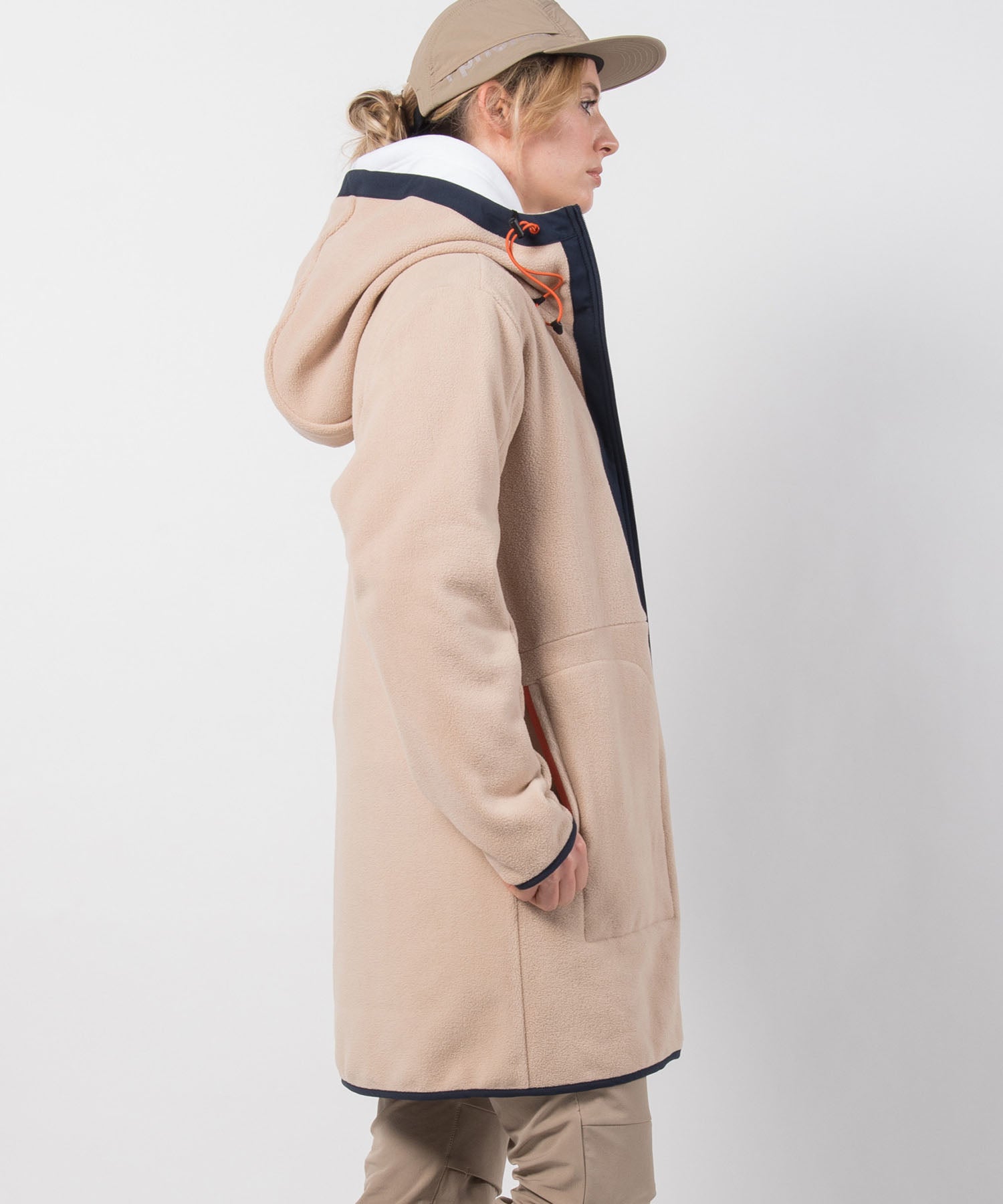 【WOMENS】Fleece Long Hoodie