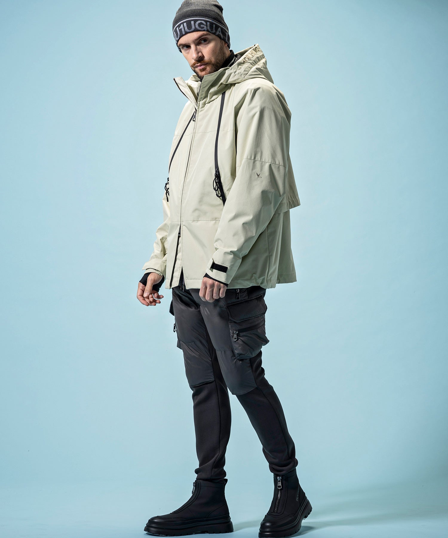 【MENS】GTX HOODED LAYER SNOW JACKET フーデッドレイヤースノージャケット / WINDSTOPPER(R) プロダクト by GORE-TEX LABS /ウィンドストッパー/ゴアテックス/1PIU1UGUALE3 RELAX × +phenix(ウノピゥウノウグァーレトレ リラックス)