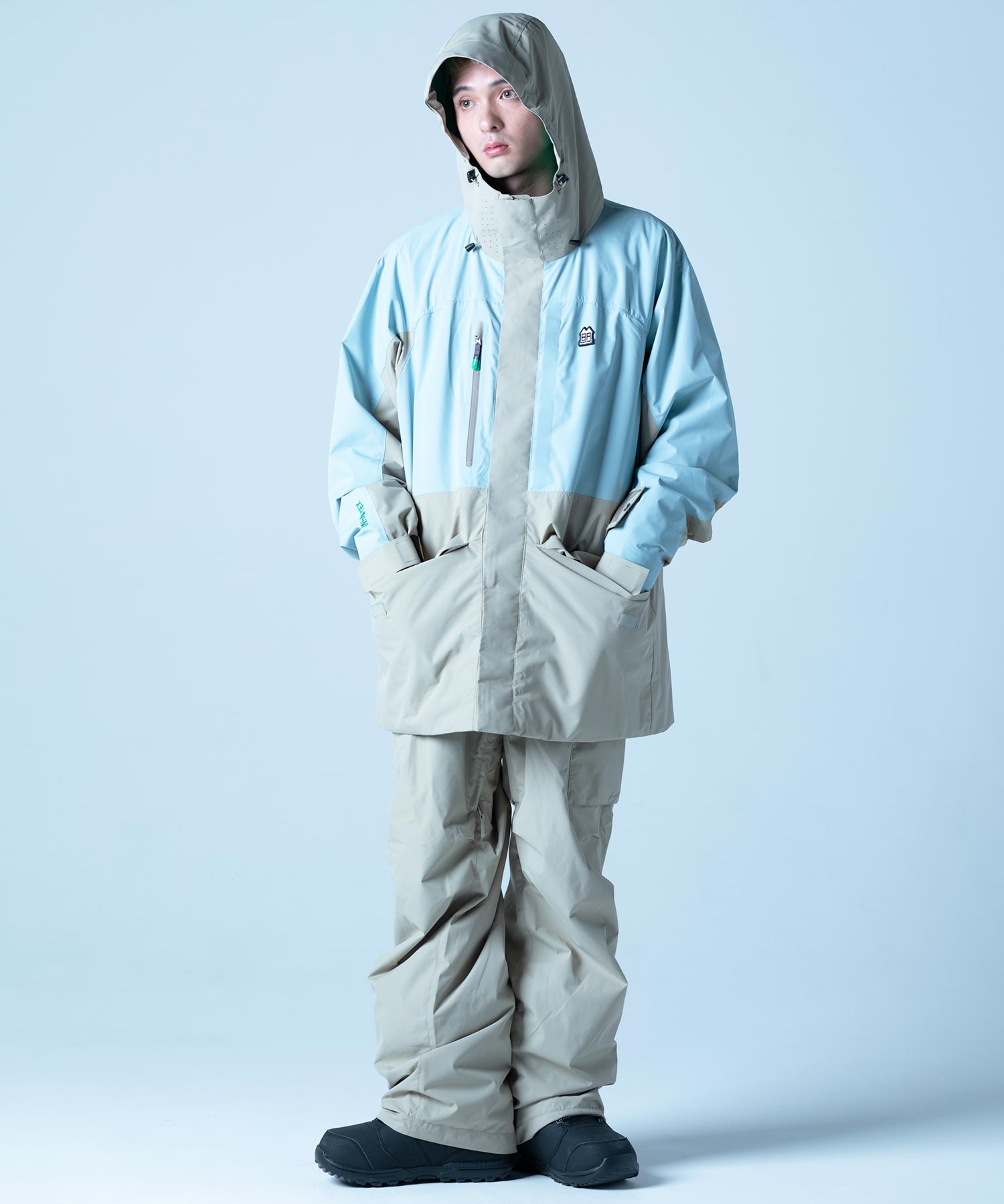 【MENS】フルジップジャケット INH FULL-ZIP JACKET / スノーボード・スキーウェア タウンウェア ベージュ