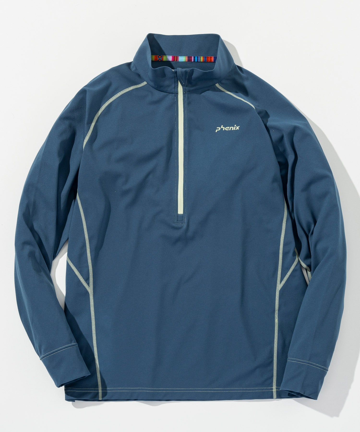 【MENS】HALF ZIP LONG SLEEVE T-SHIRTS ハーフジップ長袖Tシャツ / 速乾 ストレッチ 快適 抗菌 防臭 /phenix outdoor(フェニックスアウトドア)