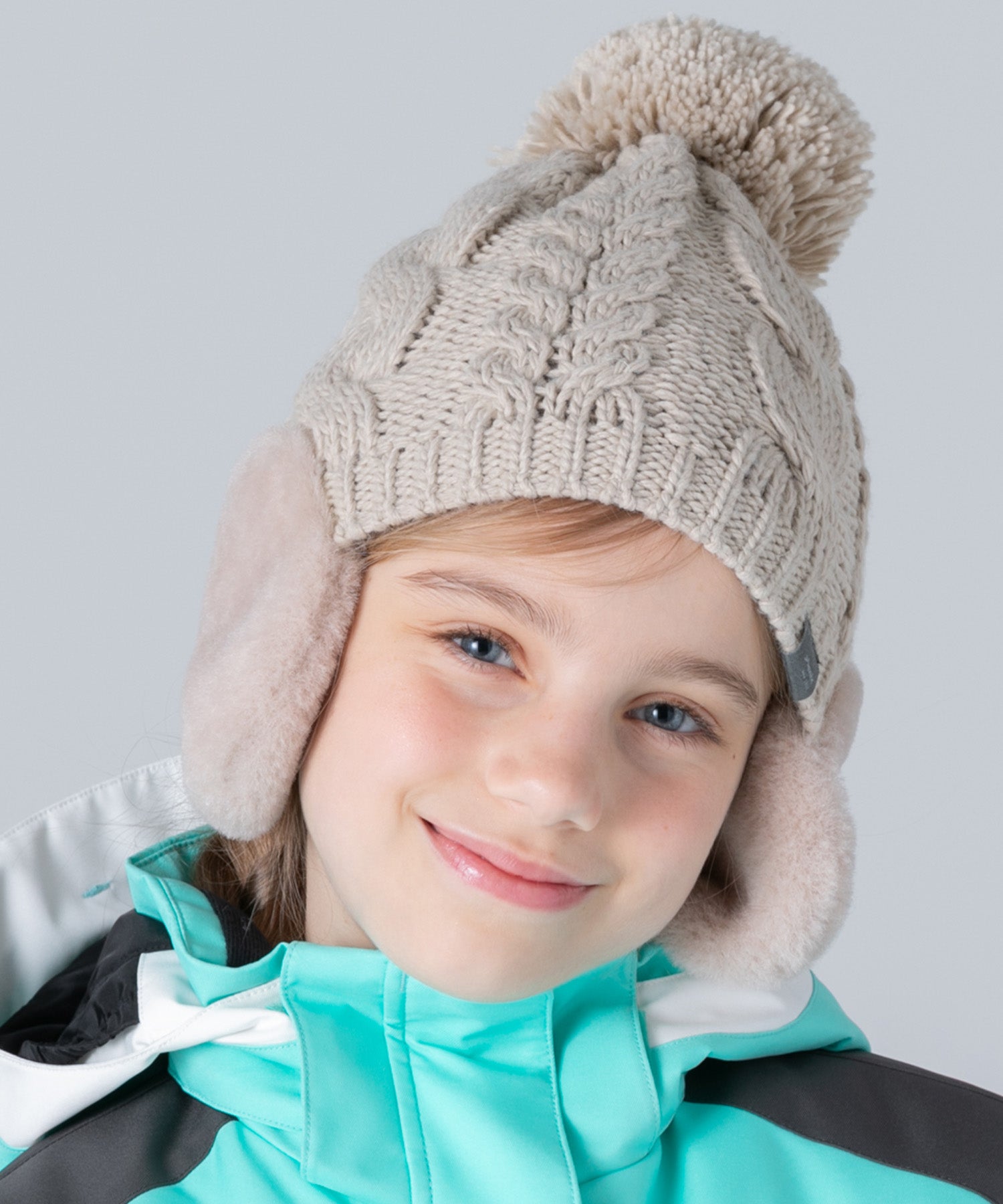 【KIDS/JUNIOR】Low Gauge Earflap Watch Hat ローゲージイヤーフラップニットハット /phenixスキーウェア 25AW