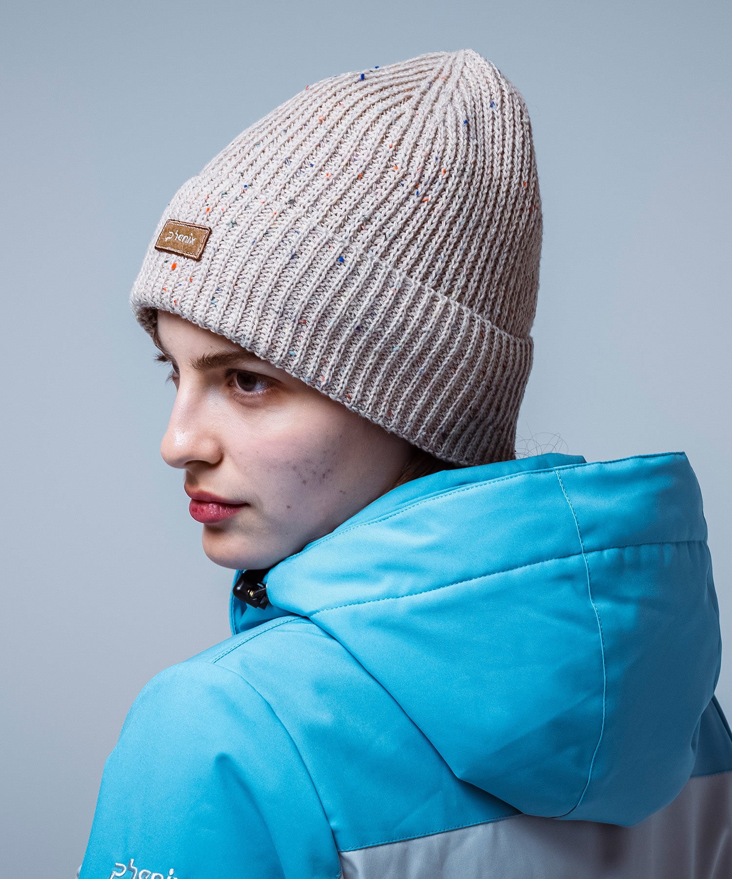 【WOMENS】 Mix Nep Watch Hat ミックスネップニットハット /phenixスキーウェア 25AW