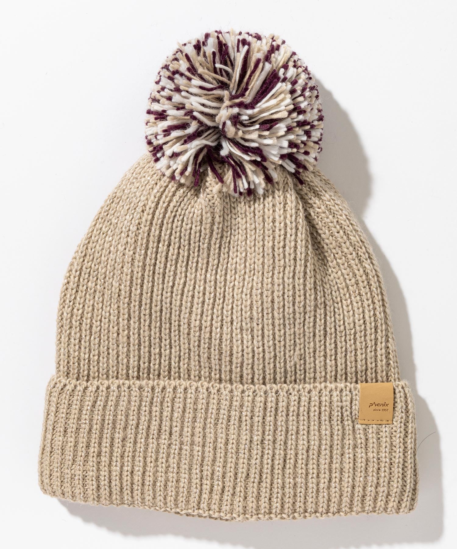 【WOMENS】 Mix Pompon Bright Watch Hat ミックスポンポンブライトニットハット /phenixスキーウェア 25AW