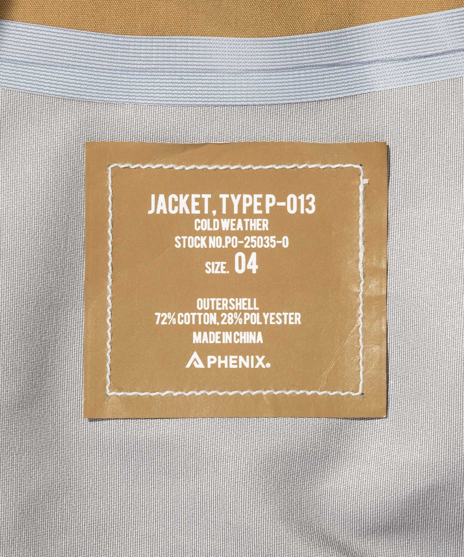 JACKET, TYPE P-013