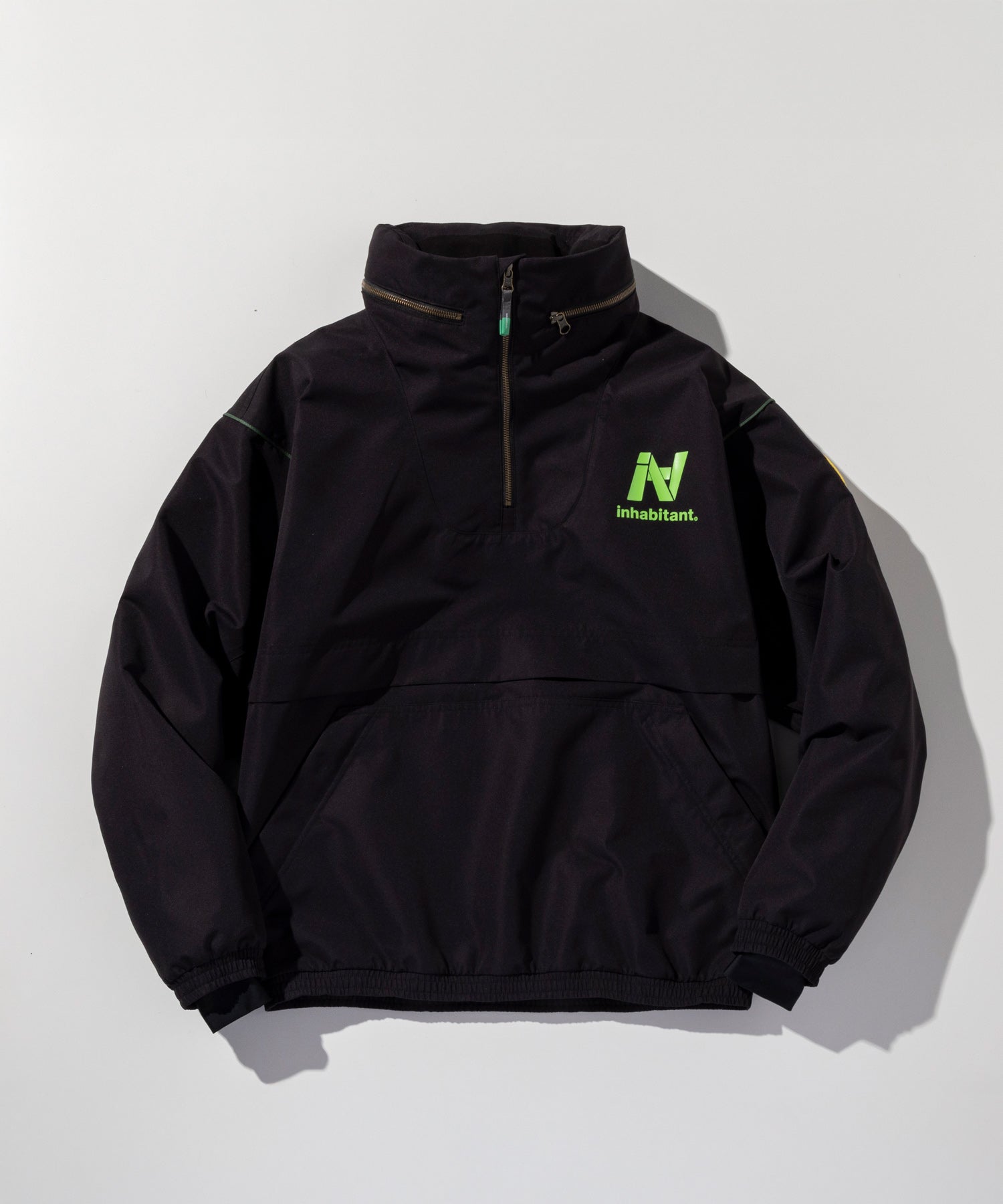 【11月中旬お届け予約商品】【MENS】QUARTER ZIP SNOW JACKET クォータージップスノージャケット /inhabitant(インハビタント)