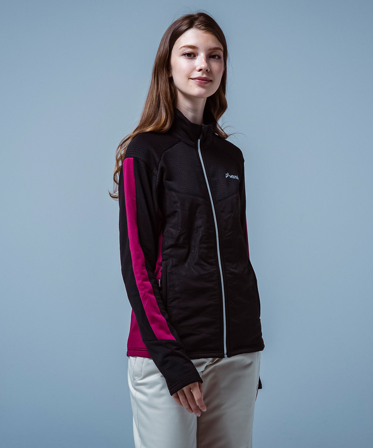 【WOMENS】Side Panel Full Zip Fleece サイドパネルジップフリース /phenixスキーウェア 25AW