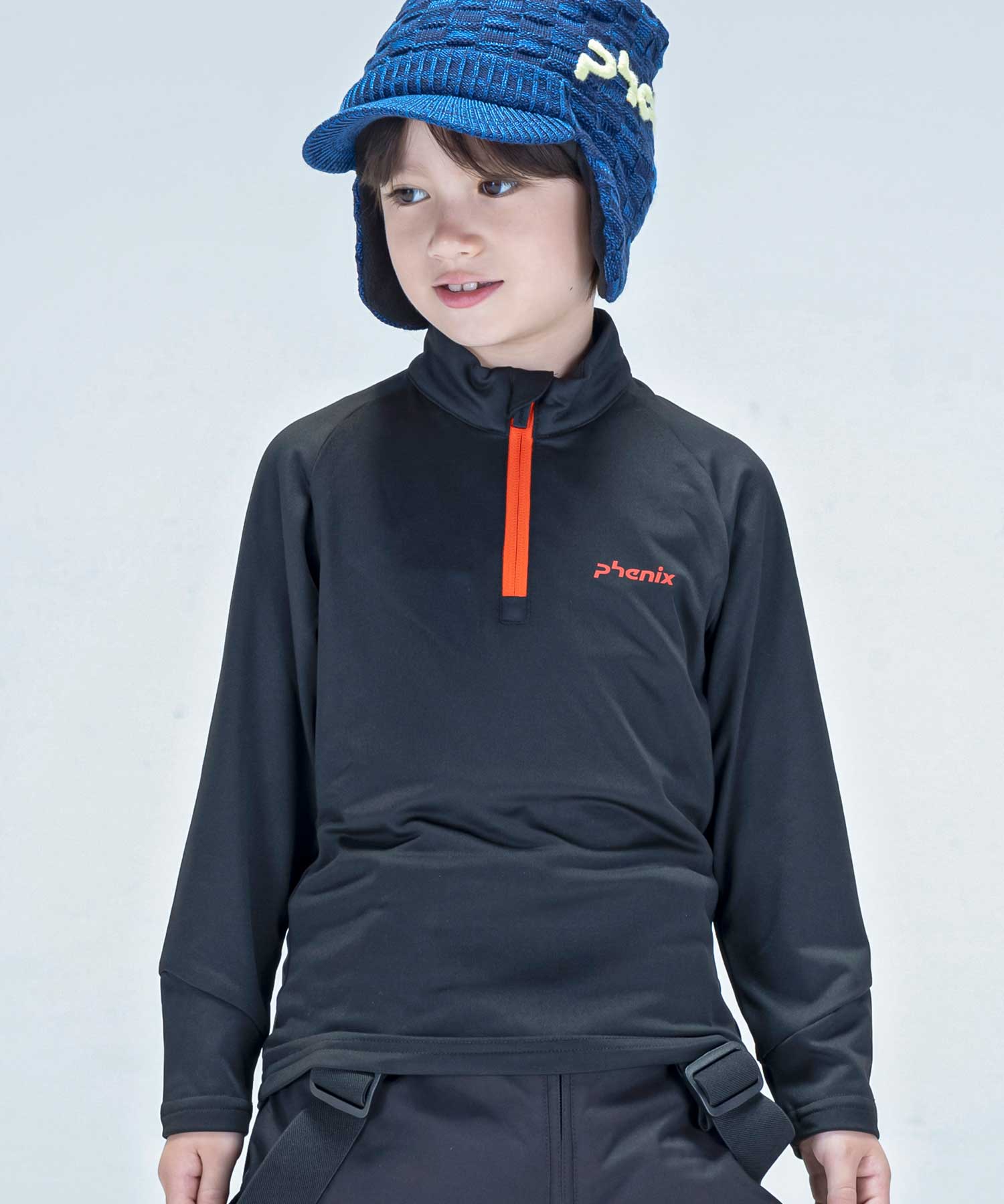 【KIDS/JUNIOR】子供用スキーウェア アンダーウェア インナーウェア Lightning Junior 1/2 Zip Tee / Jr /phenixスキーウェア 23AW