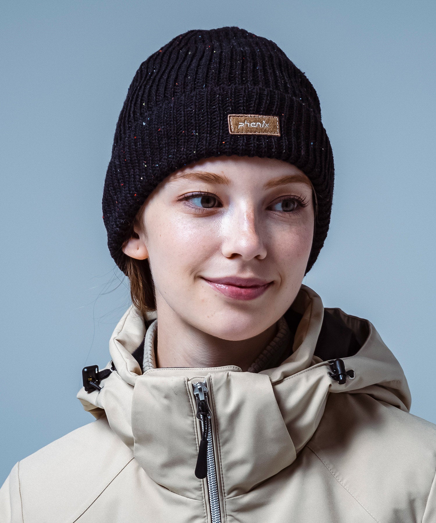 国鉄 帽子 ジャケット WOMENS】 Mix Nep Watch Hat ミックスネップニットハット /phenix