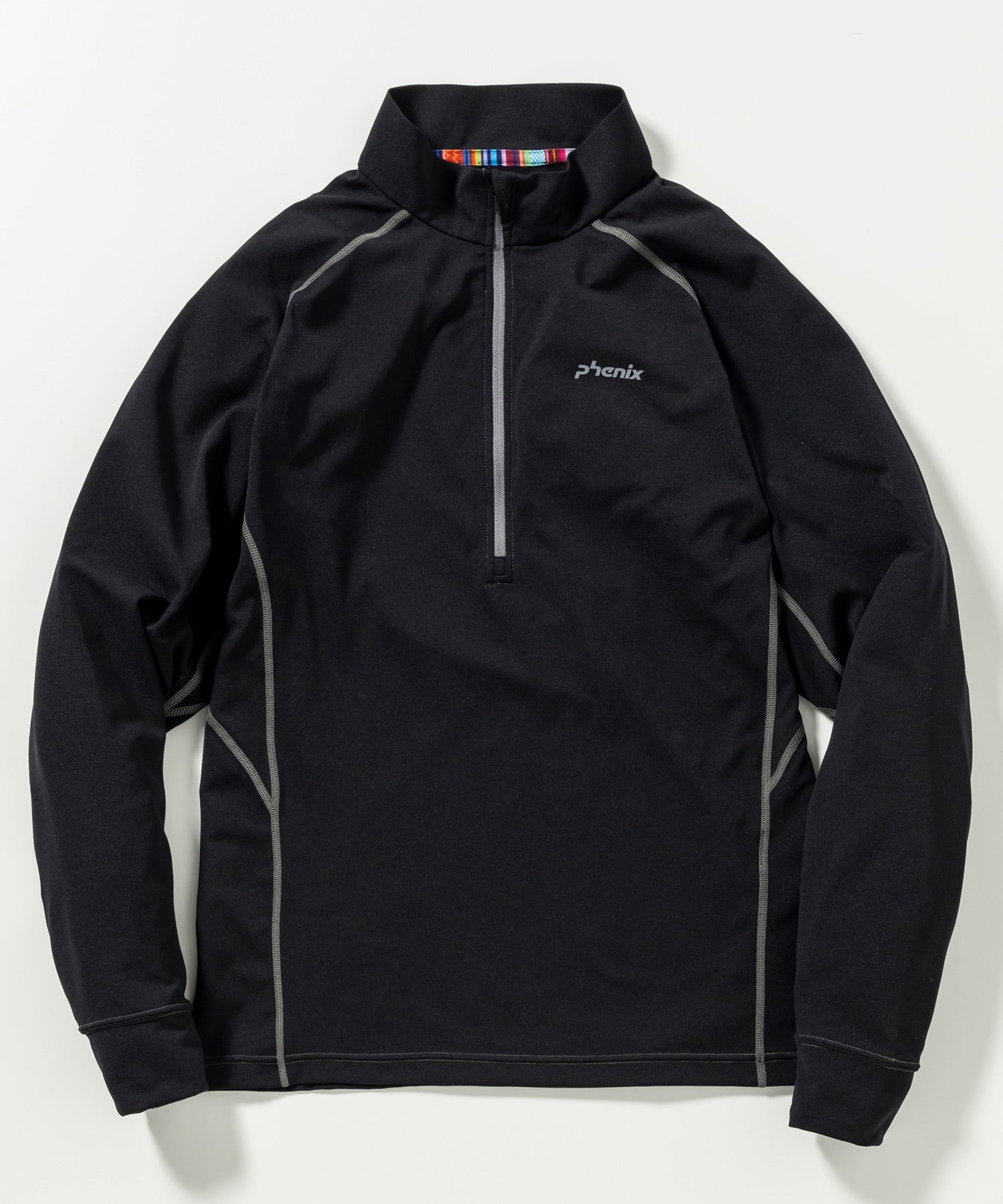 【MENS】HALF ZIP LONG SLEEVE T-SHIRTS ハーフジップ長袖Tシャツ / 速乾 ストレッチ 快適 抗菌 防臭 /phenix outdoor(フェニックスアウトドア)