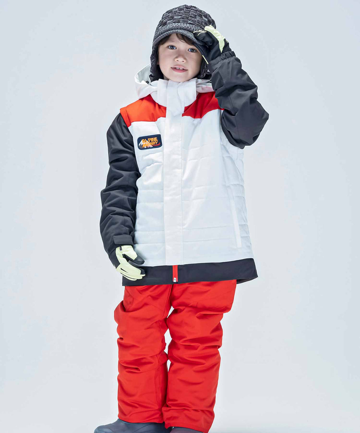 【KIDS/JUNIOR】子供用スキーウェア アウター上下セット ツーピース Lightning Junior Two-piece / Jr / 最大20cmサイズ調整可能 /phenixスキーウェア23AW