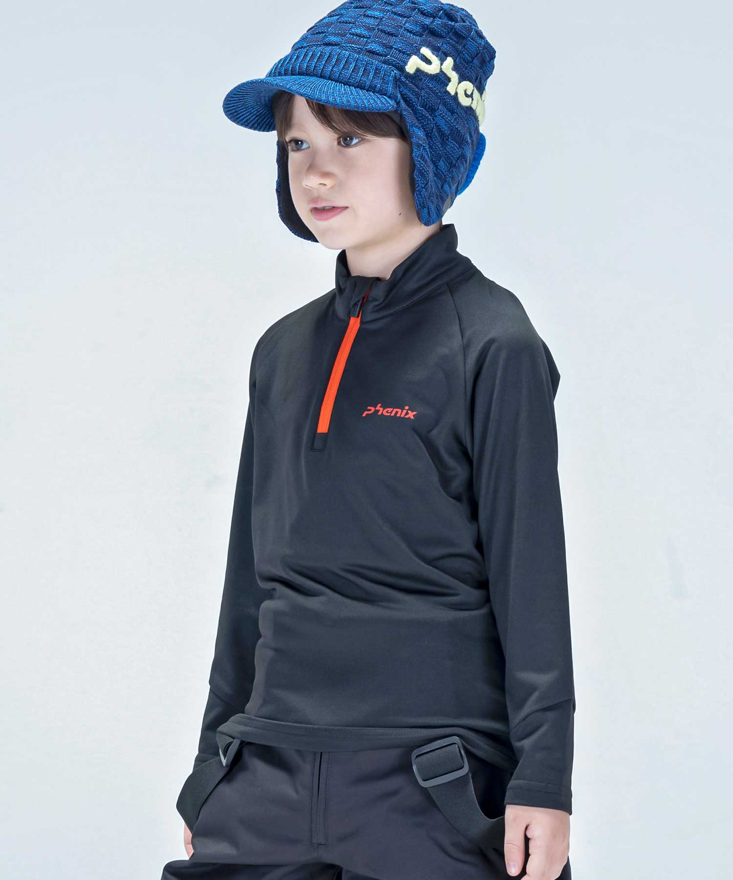 【KIDS/JUNIOR】子供用スキーウェア アンダーウェア インナーウェア Lightning Junior 1/2 Zip Tee / Jr /phenixスキーウェア 23AW