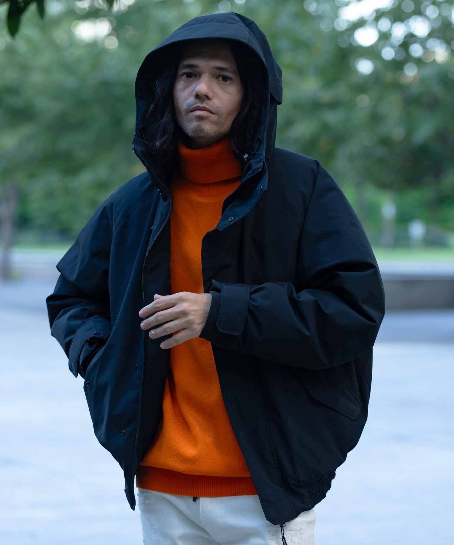 【MENS】ゴアテックスダウンジャケット GORE DOWN BOMBER JACKET / WINDSTOPPER(R) プロダクト by GORE TEX LABS ゴアテックスウェア テックウェア アーバンアウトドア 高機能ウェア +phenix(プラスフェニックス)