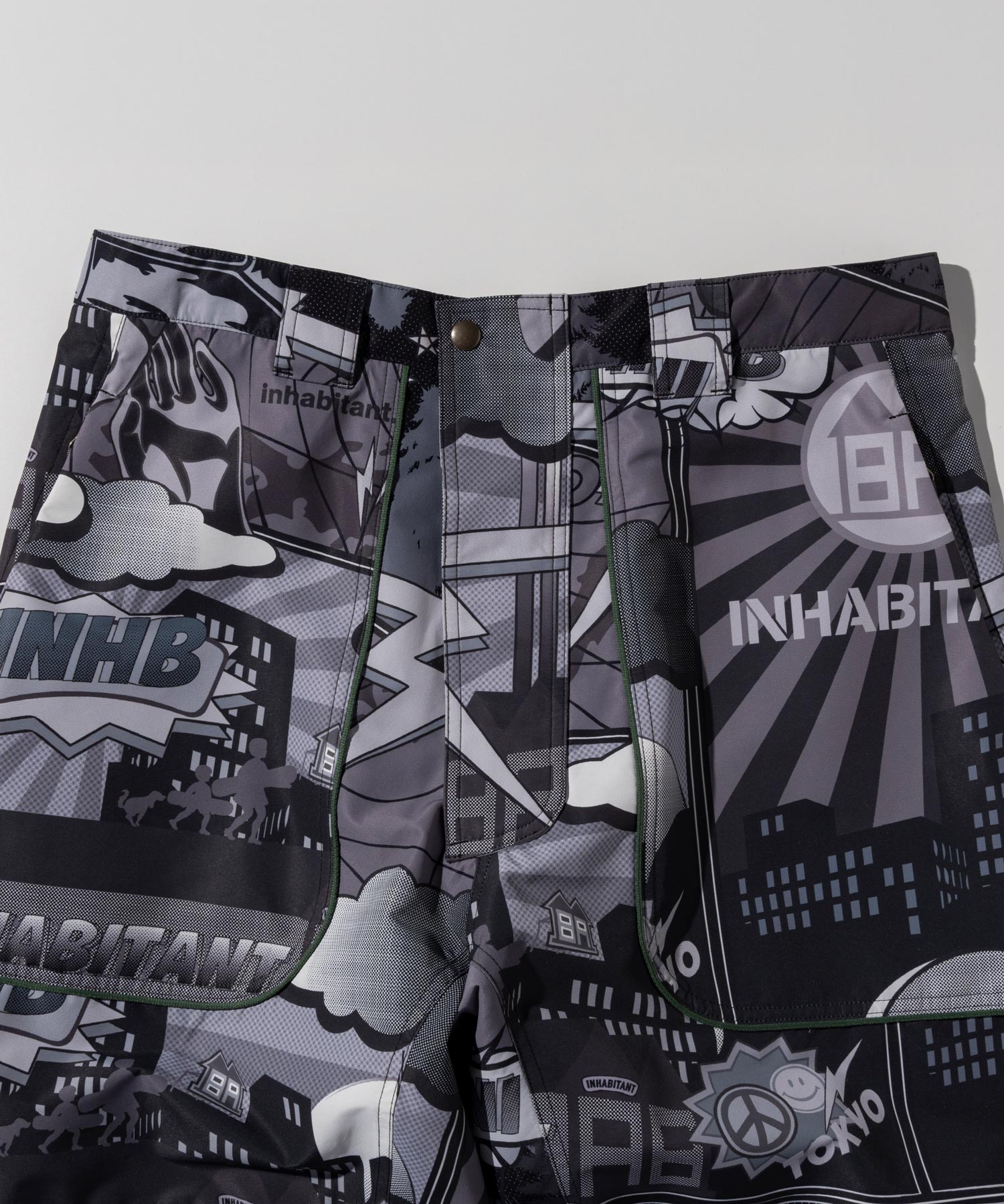 【11月中旬お届け予約商品】【MENS】PIPING LINE SNOW PANTS パイピングラインスノーパンツ /inhabitant(インハビタント)