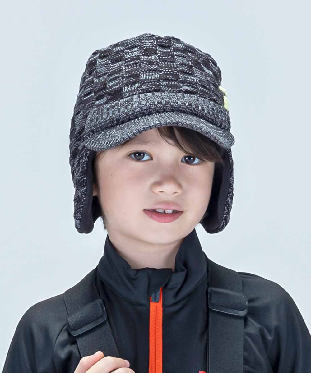 【KIDS/JUNIOR】子供用スキーウェア イヤーフラップニットハット 耳当て付き帽子 Maskman Earflap Knit Hat / Jr ACC /phenixスキーウェア23AW