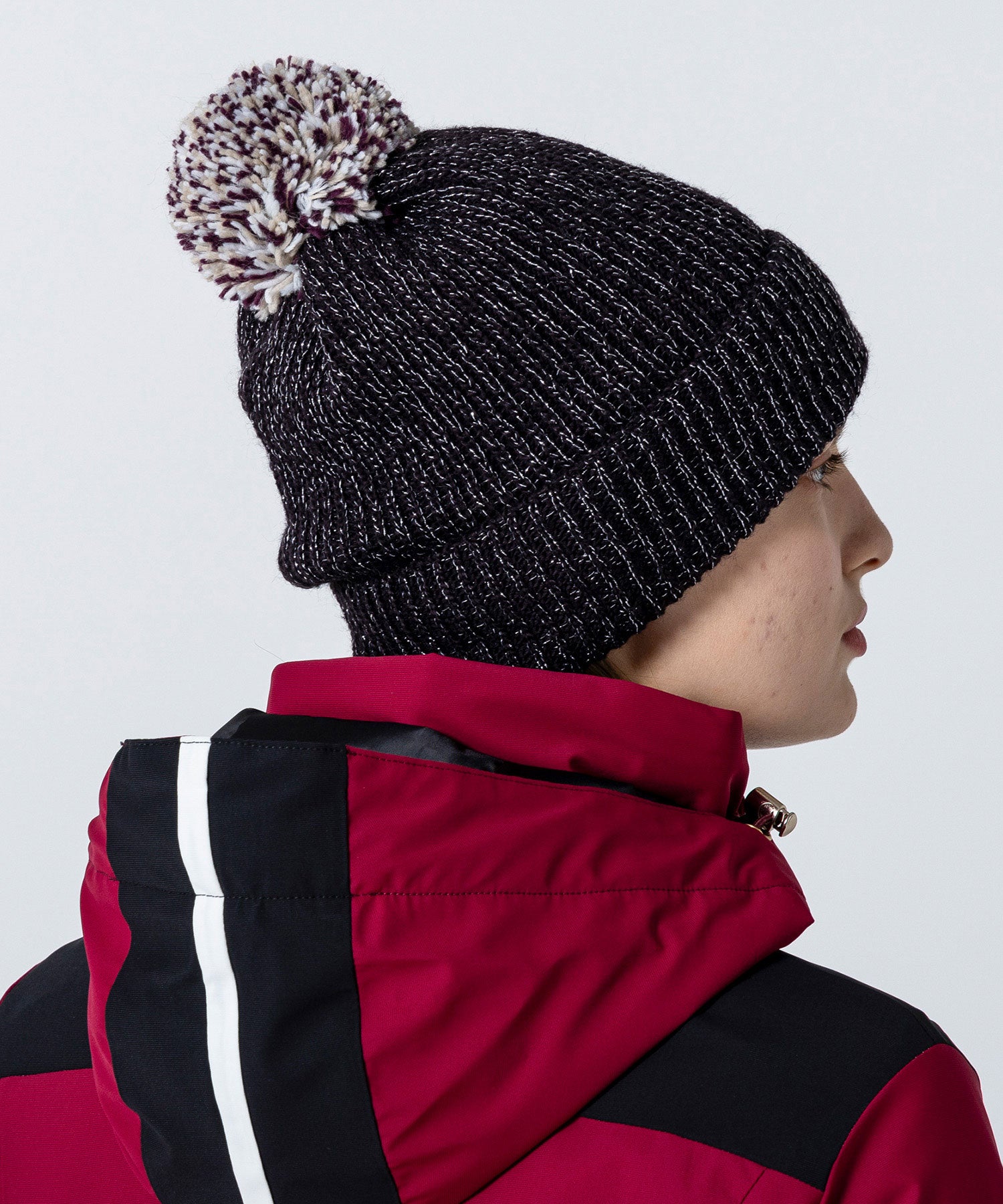 【WOMENS】 Mix Pompon Bright Watch Hat ミックスポンポンブライトニットハット /phenixスキーウェア 25AW