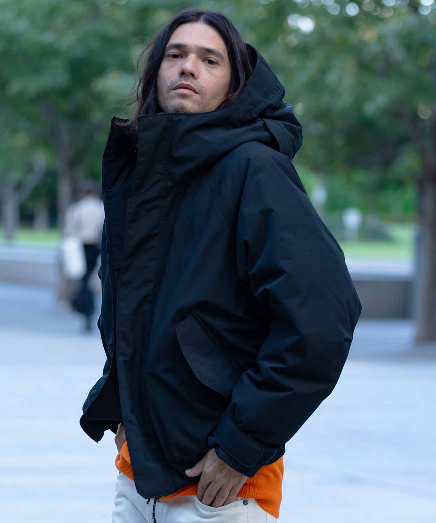 【MENS】ゴアテックスダウンジャケット GORE DOWN BOMBER JACKET / WINDSTOPPER(R) プロダクト by GORE TEX LABS ゴアテックスウェア テックウェア アーバンアウトドア 高機能ウェア +phenix(プラスフェニックス)
