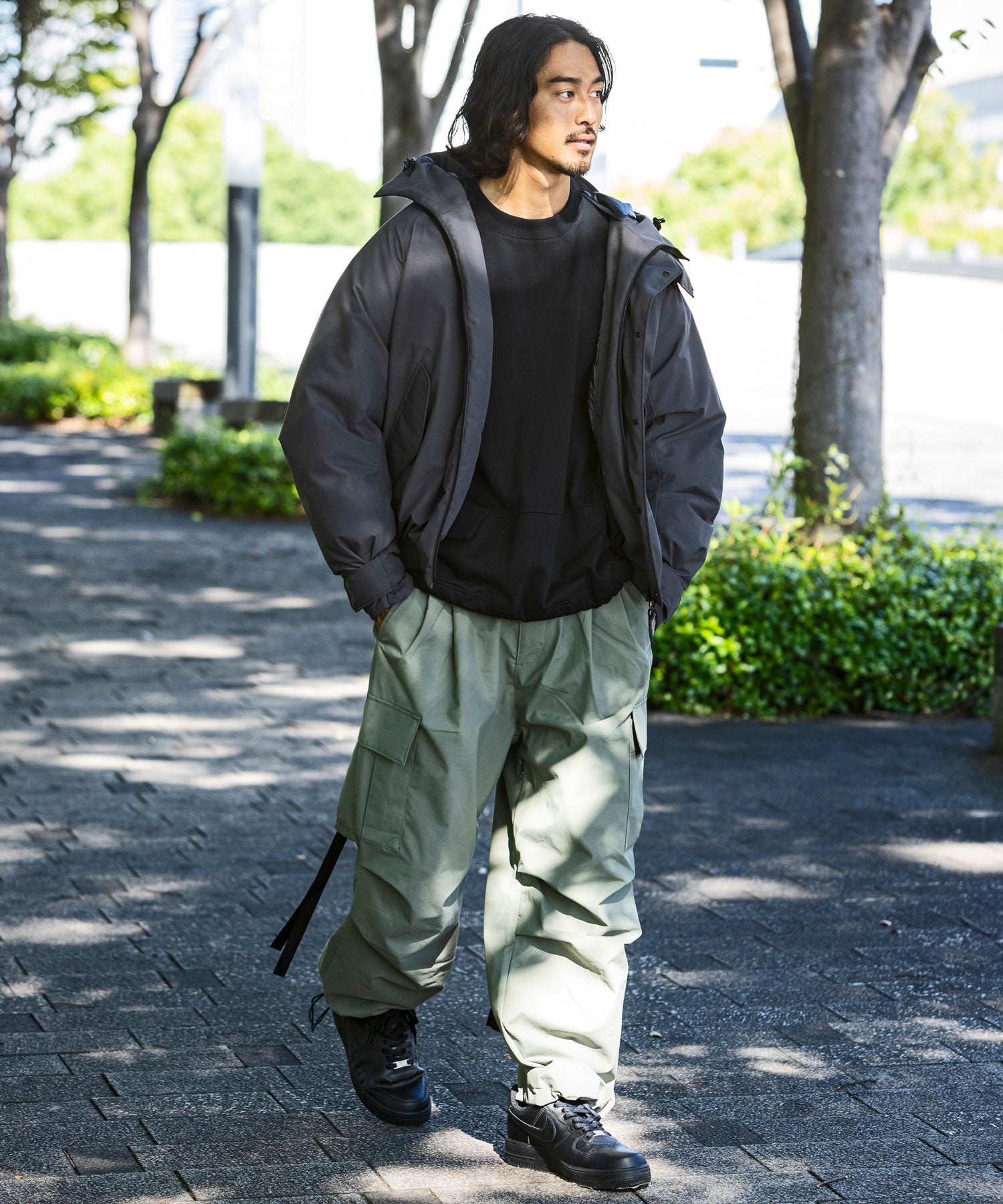 【MENS】BOMBER DOWN JACKET ボマー ダウンジャケット ウィンドストッパー / WINDSTOPPER(R) プロダクト by GORE TEX LABS +phenix(プラスフェニックス)