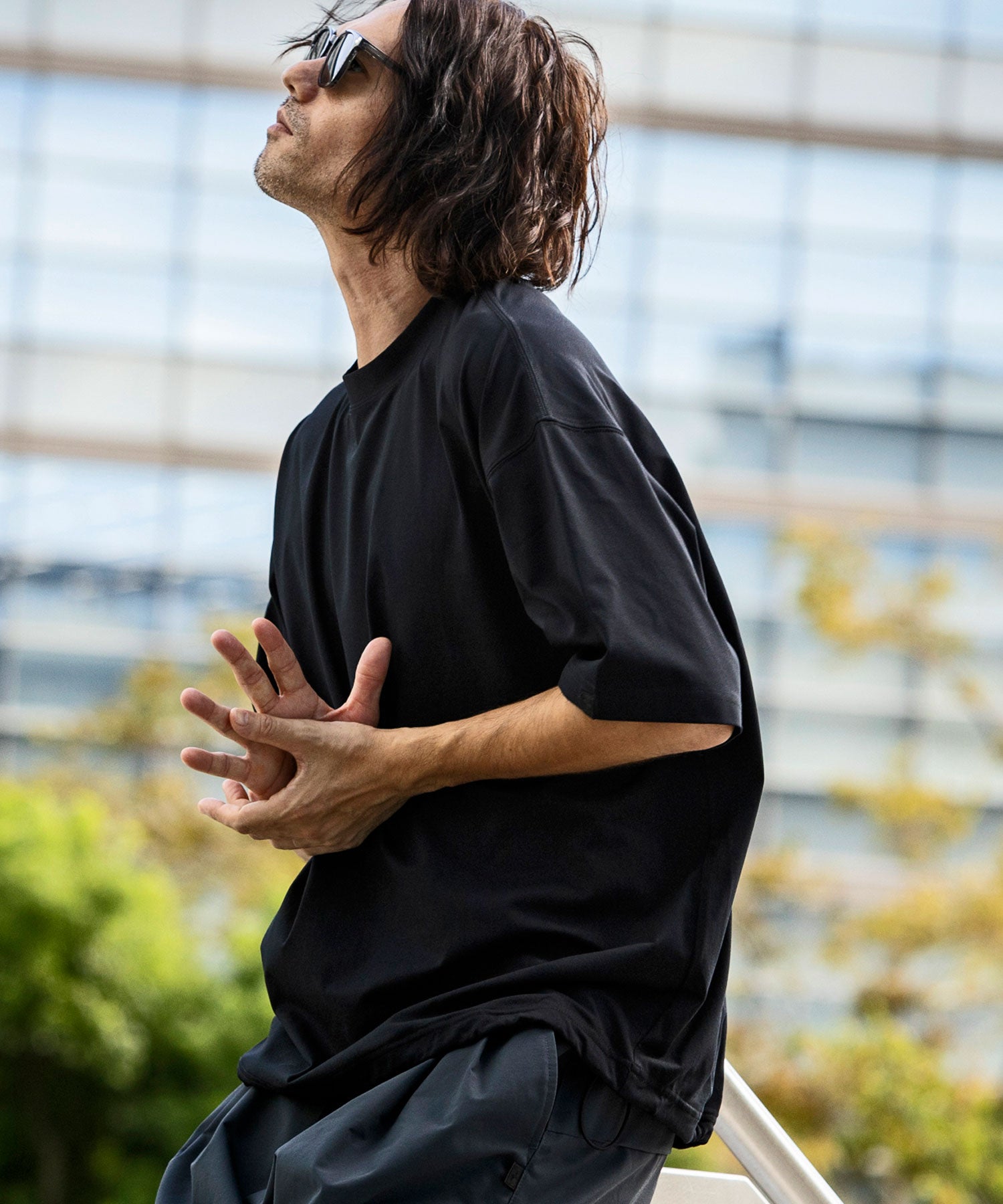 【7月上旬お届け予約商品】【MENS】DRY DRAW CORD SHORT SLEEVE T-SHIRTS ドライドローコードショートスリーブTシャツ / 吸水速乾 / UPF50+/ +phenix(プラスフェニックス)