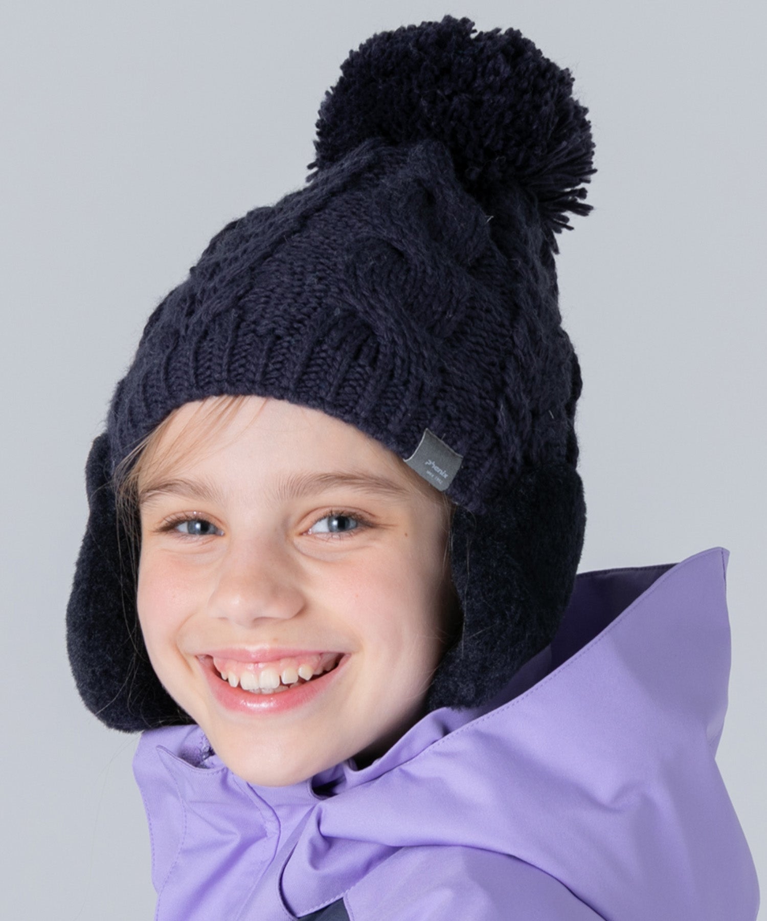 KIDS/JUNIOR】Low Gauge Earflap Watch Hat ローゲージイヤーフラップ
