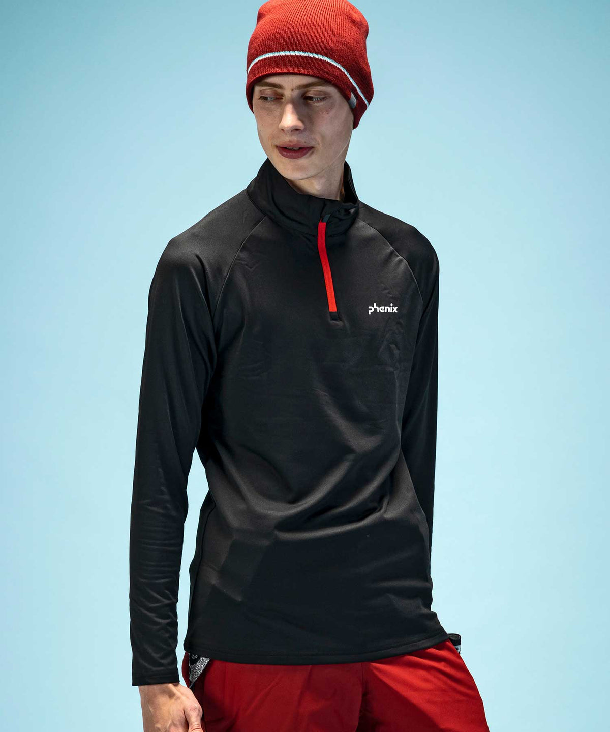 【MENS】スキーウェア アンダーウェア インナーウェア Thunderbolt 1/2 Zip Tee / Middle /phenixスキーウェア23AW