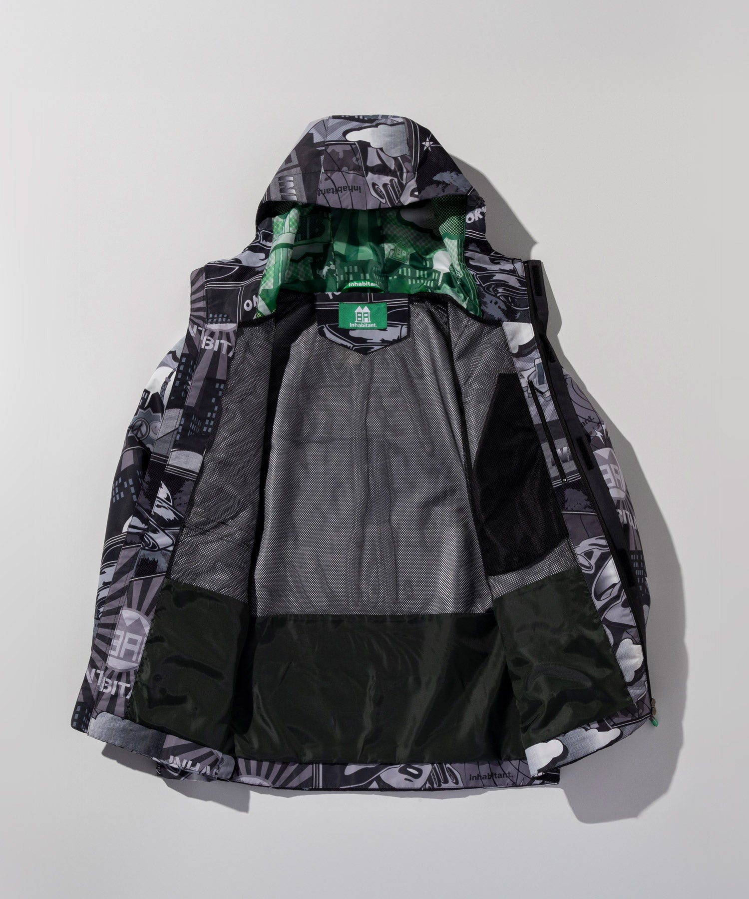 【11月中旬お届け予約商品】【MENS】FULL ZIP SNOW JACKET フルジップスノージャケット /inhabitant(インハビタント)