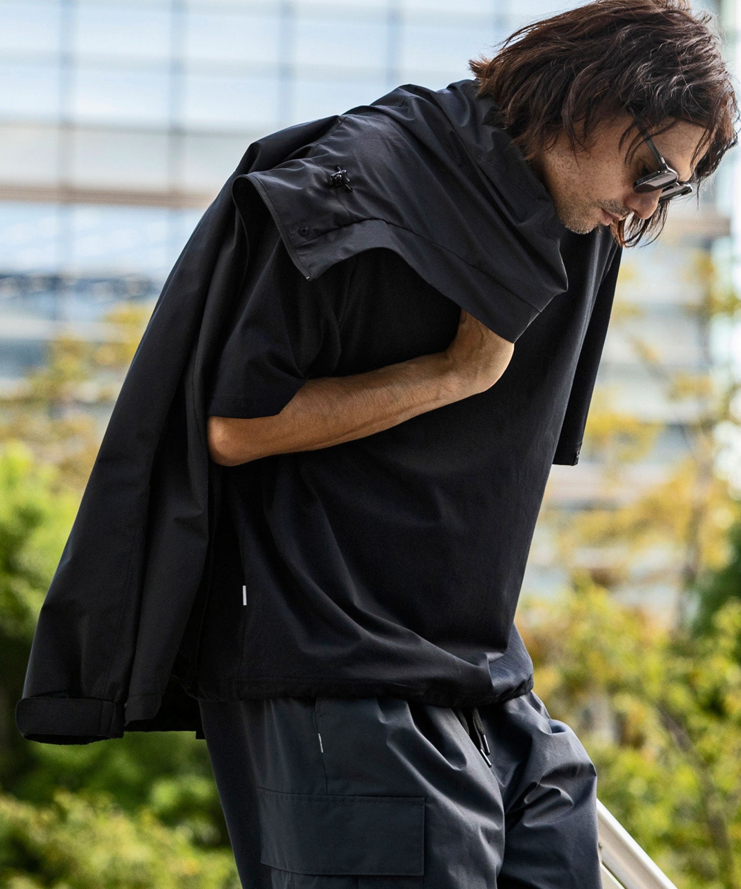 【7月上旬お届け予約商品】【MENS】DRY DRAW CORD SHORT SLEEVE T-SHIRTS ドライドローコードショートスリーブTシャツ / 吸水速乾 / UPF50+/ +phenix(プラスフェニックス)