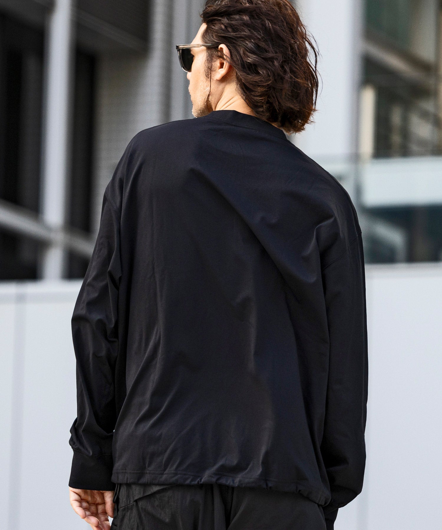【MENS】DRY DRAW CORD LONG SLEEVE T-SHIRTS ドライドローコードロングスリーブTシャツ / 吸水速乾 / UPF50+/ +phenix(プラスフェニックス)