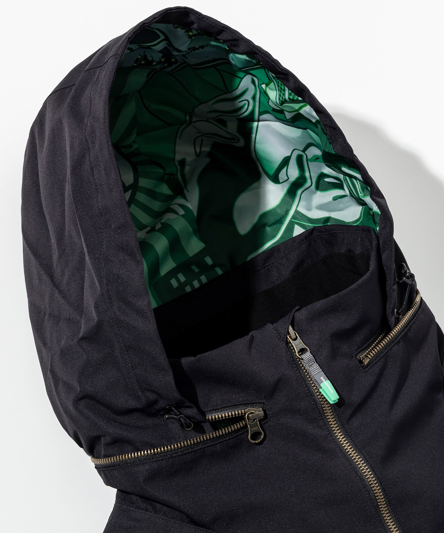 【11月中旬お届け予約商品】【MENS】QUARTER ZIP SNOW JACKET クォータージップスノージャケット /inhabitant(インハビタント)