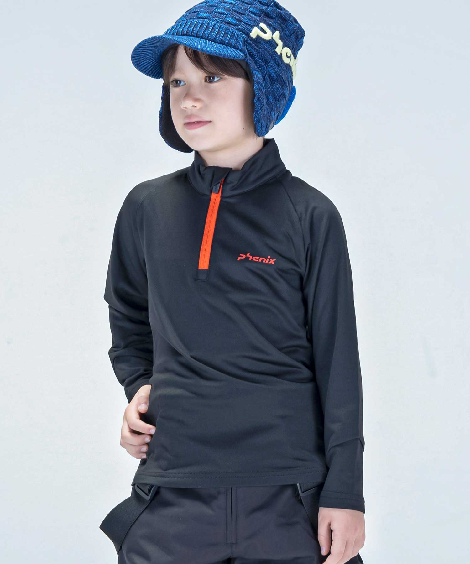 【KIDS/JUNIOR】子供用スキーウェア アンダーウェア インナーウェア Lightning Junior 1/2 Zip Tee / Jr /phenixスキーウェア 23AW