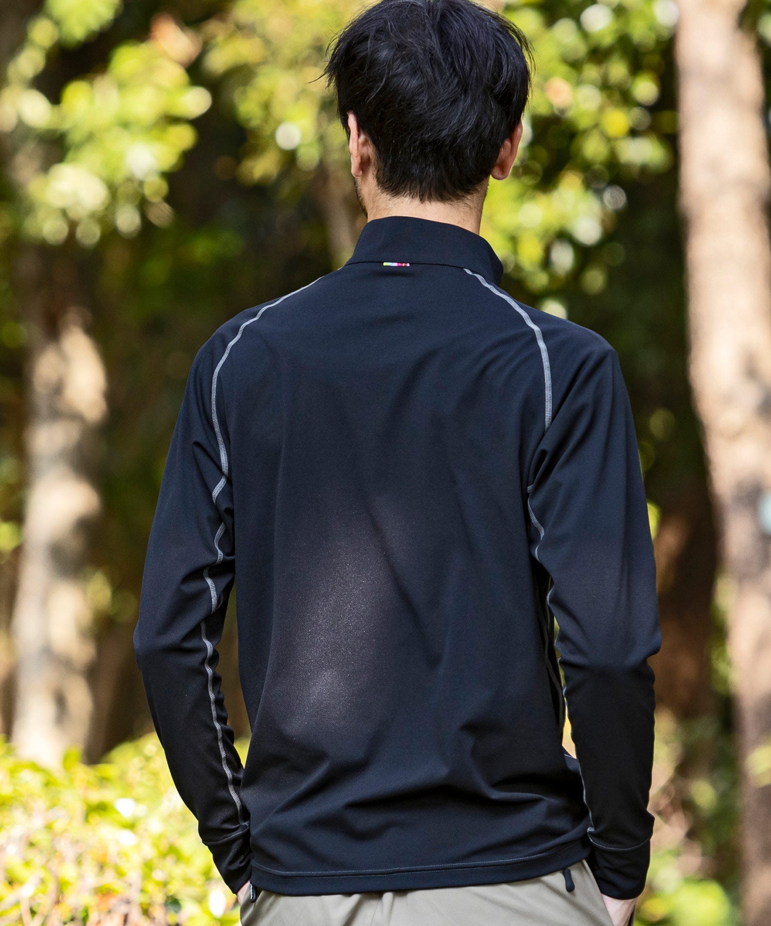 【MENS】HALF ZIP LONG SLEEVE T-SHIRTS ハーフジップ長袖Tシャツ / 速乾 ストレッチ 快適 抗菌 防臭 /phenix outdoor(フェニックスアウトドア)