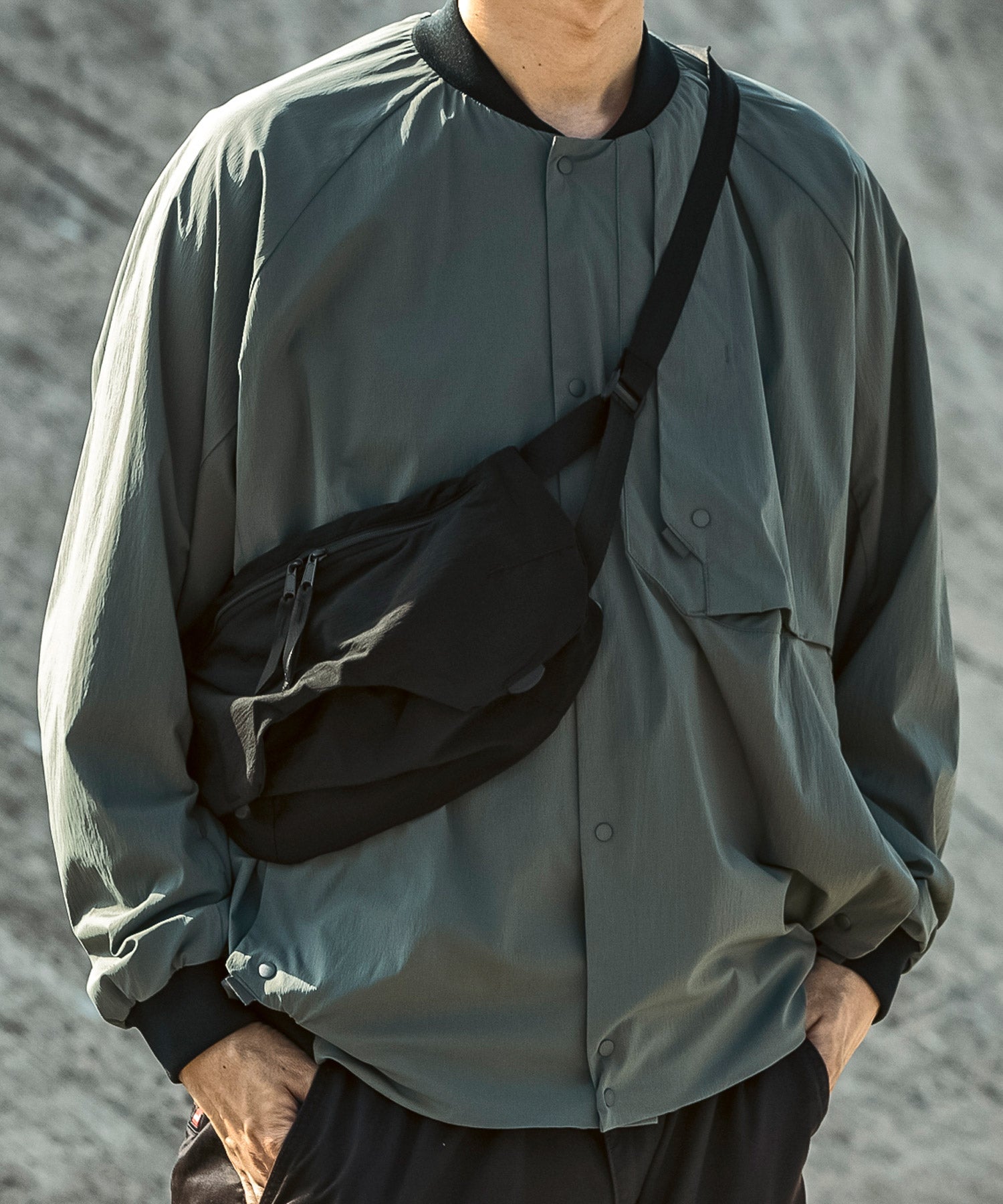 MENS】ザックウエストポーチ ZAK WAIST POACH / Karu-Stretch