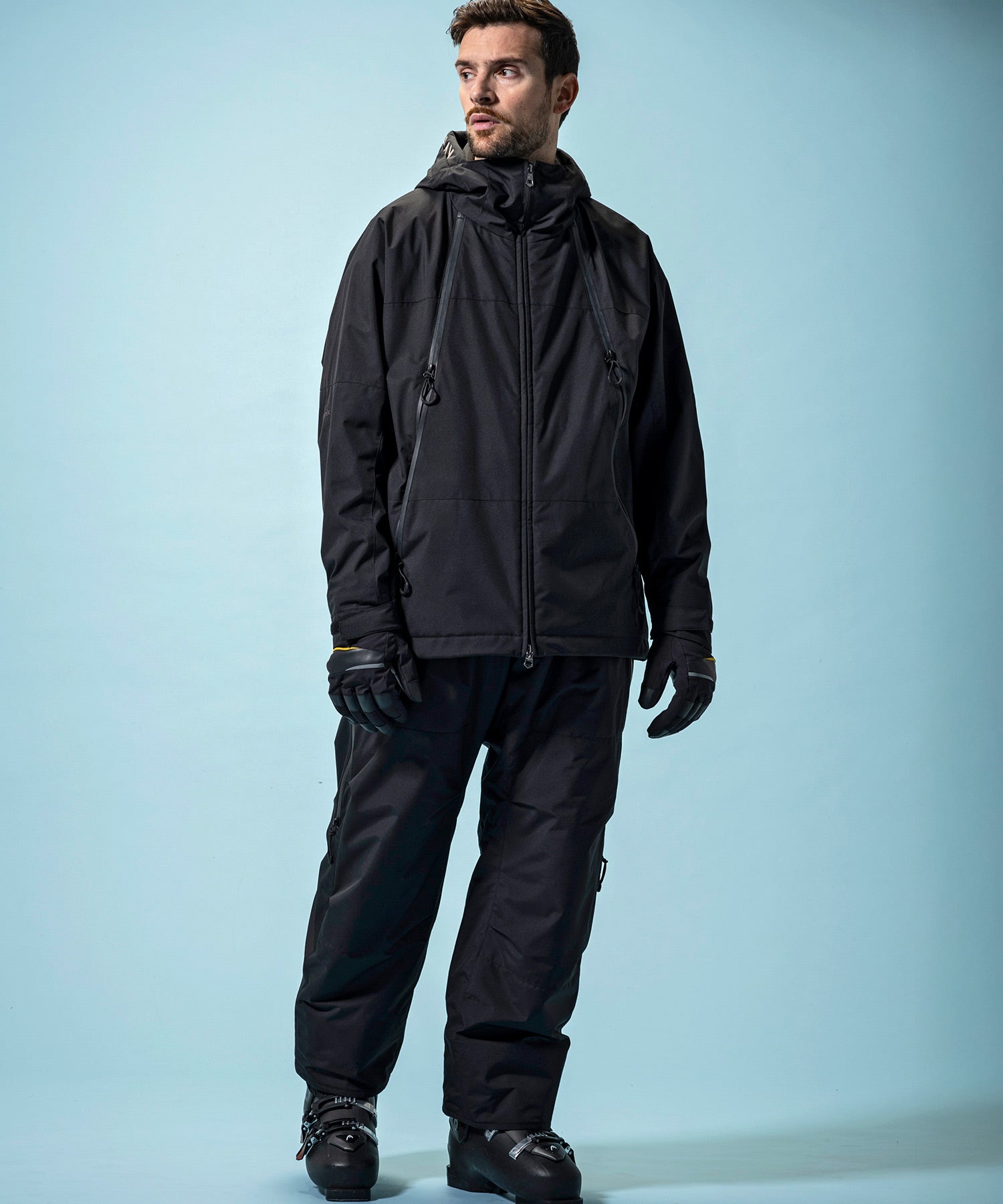 【MENS】GTX HOODED LAYER SNOW JACKET フーデッドレイヤースノージャケット / WINDSTOPPER(R) プロダクト by GORE-TEX LABS /ウィンドストッパー/ゴアテックス/1PIU1UGUALE3 RELAX × +phenix(ウノピゥウノウグァーレトレ リラックス)